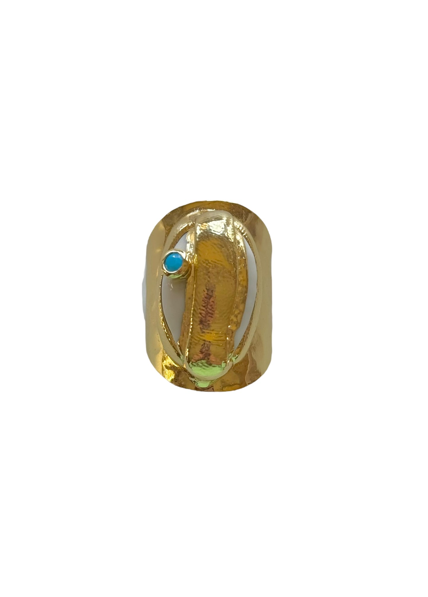 Azul Cowrie Ring