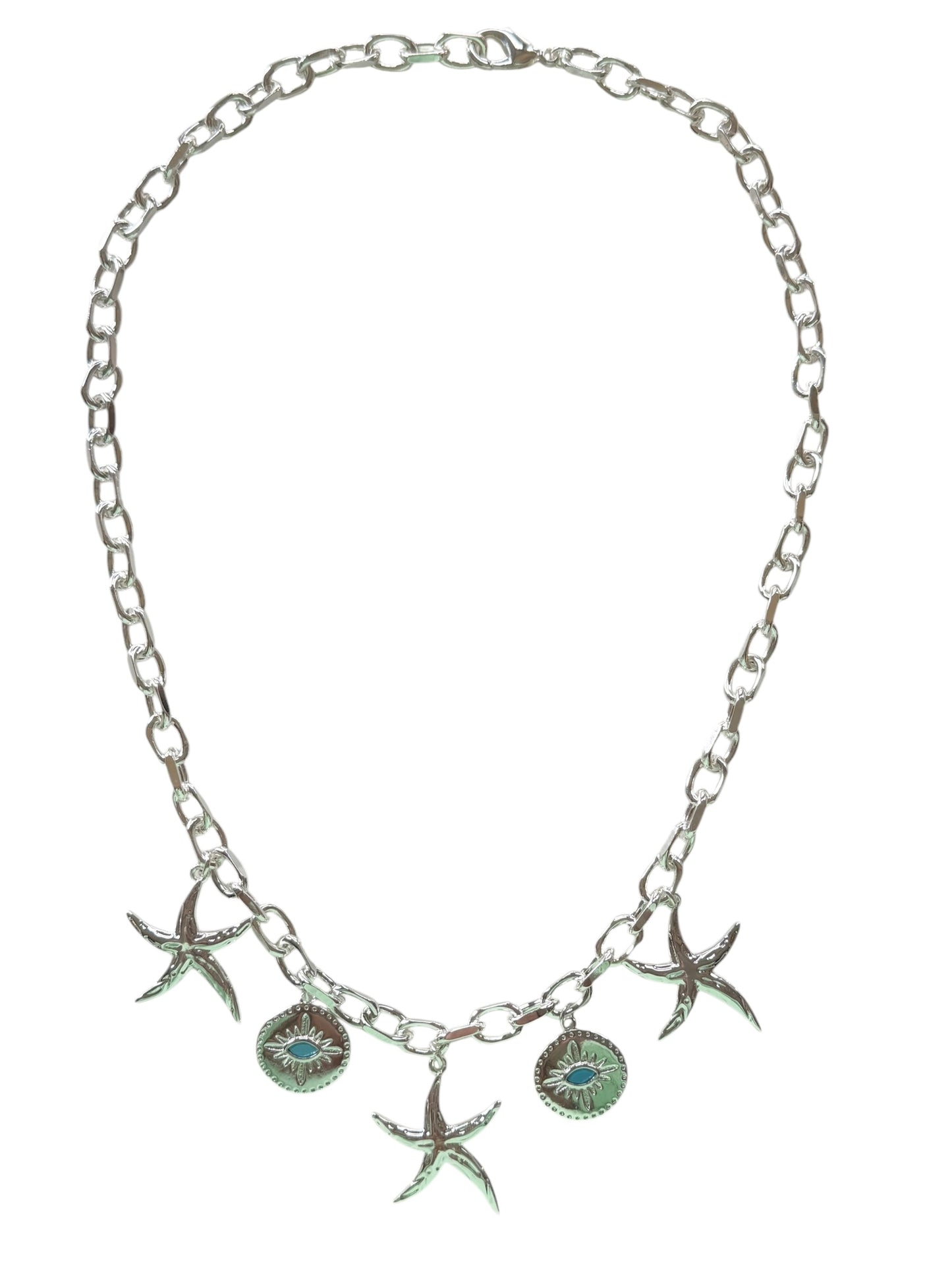 Ariel Necklace in Silver