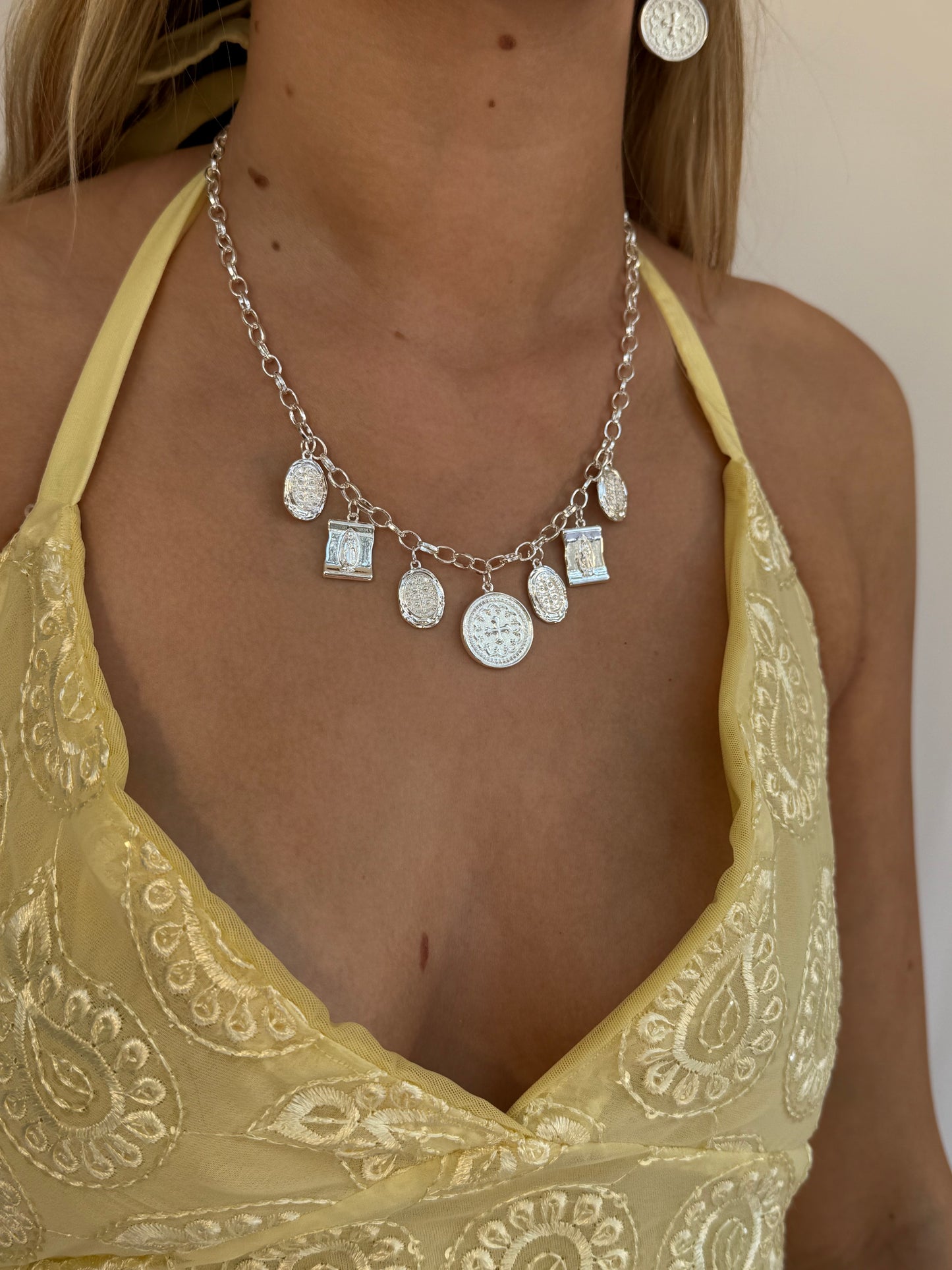 Mima Necklace in Silver