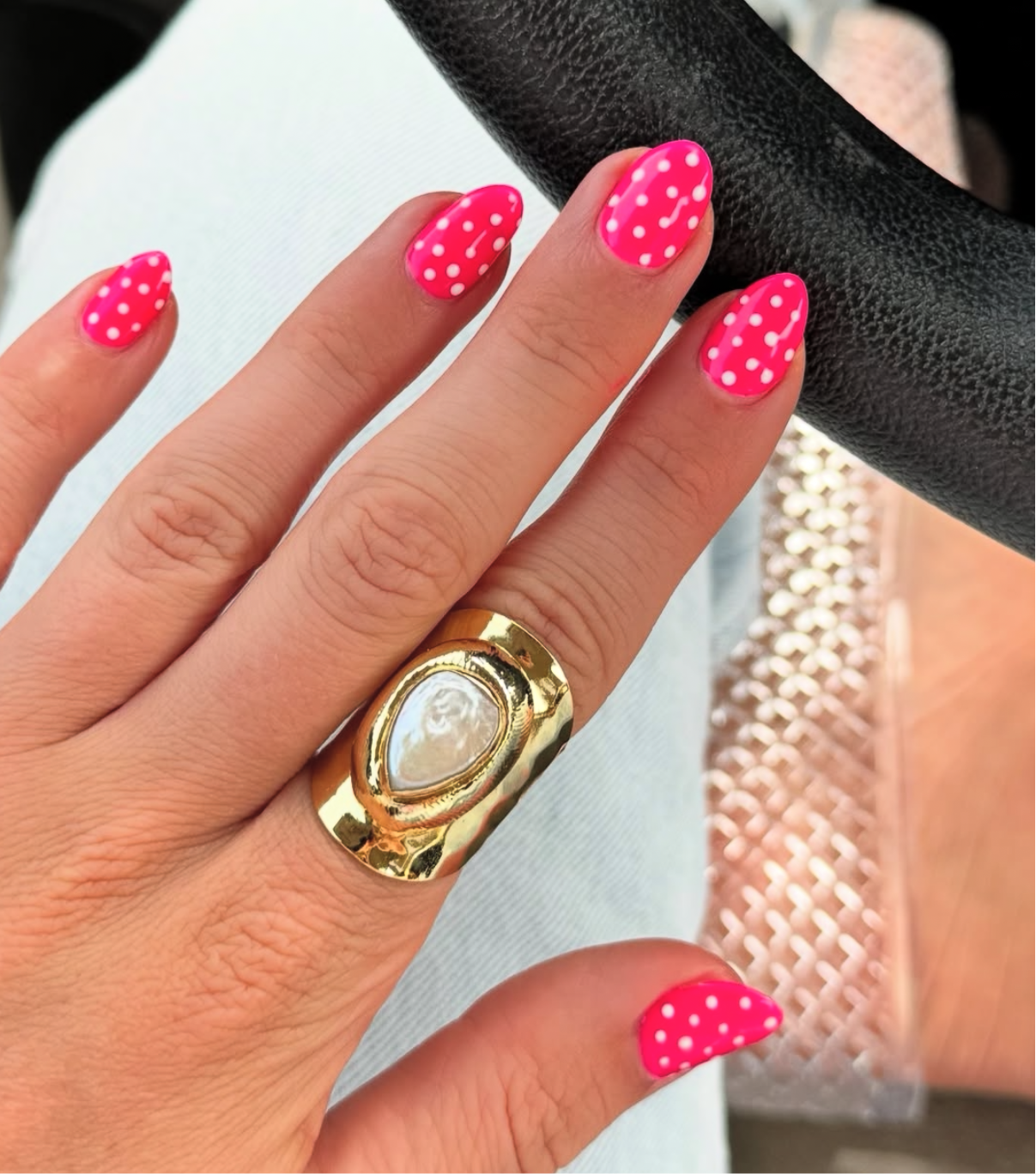 Teardrop Pearl Ring