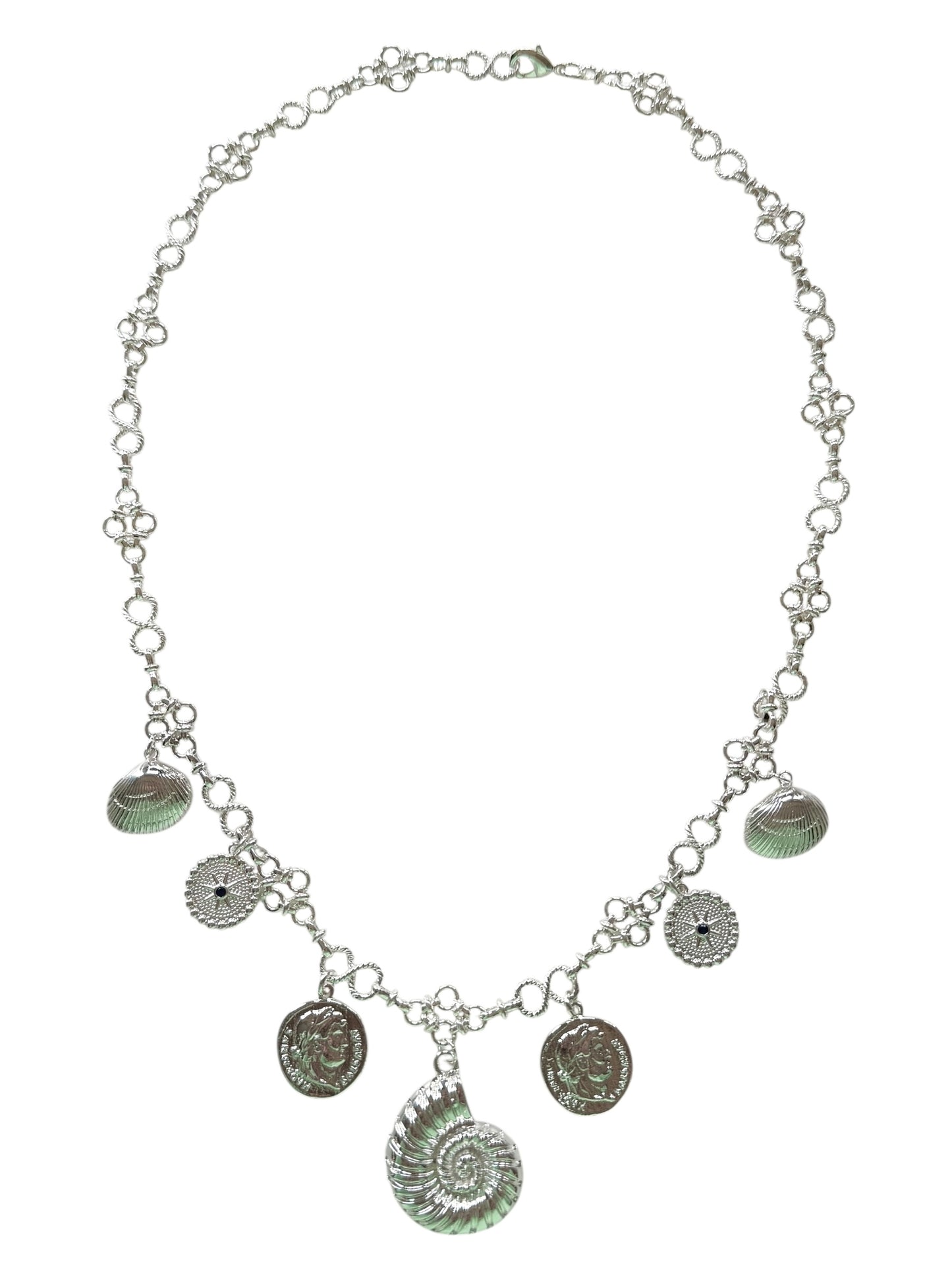 Aphrodite Necklace in Silver