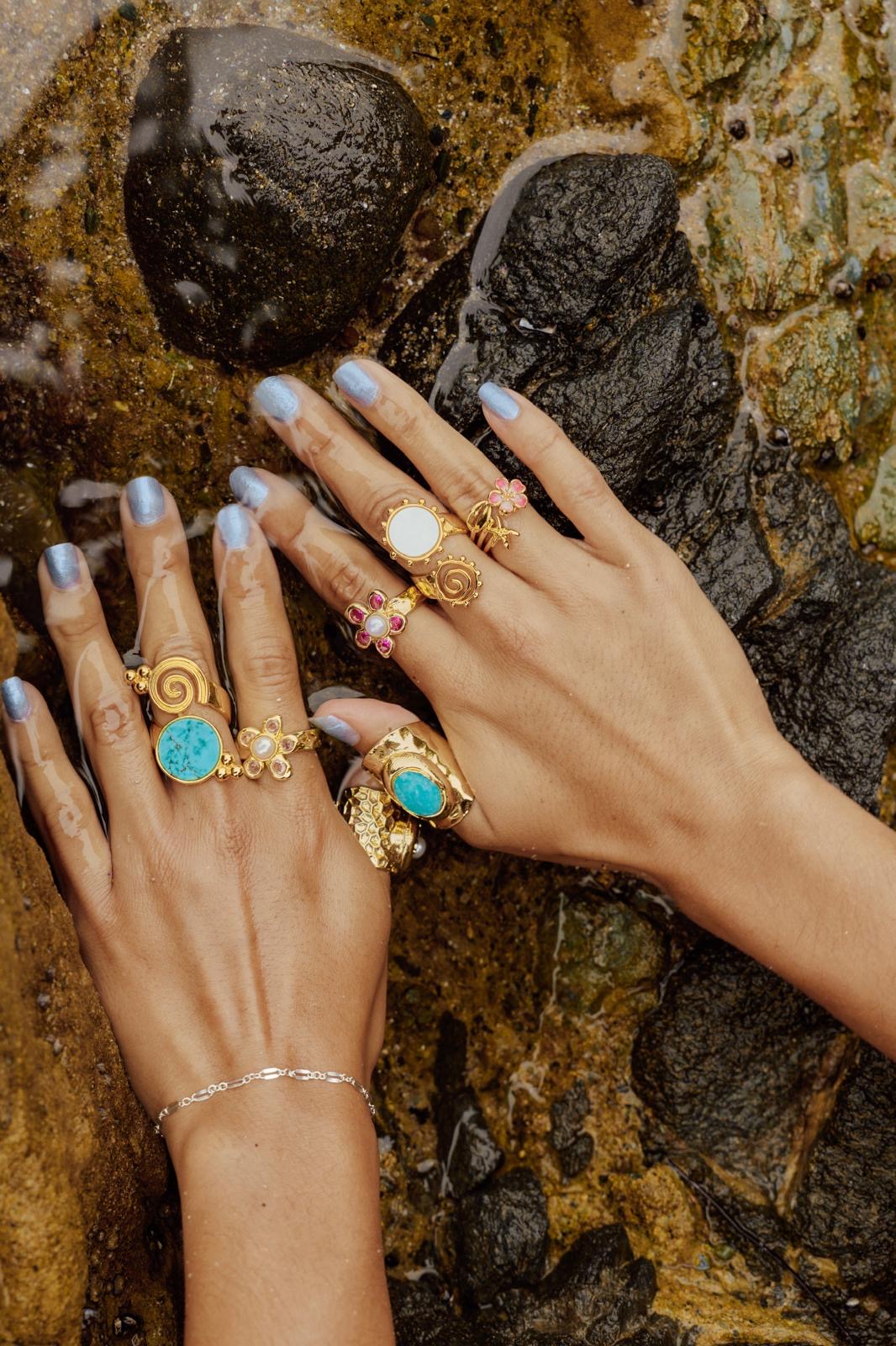 Pearl Swirl Ring