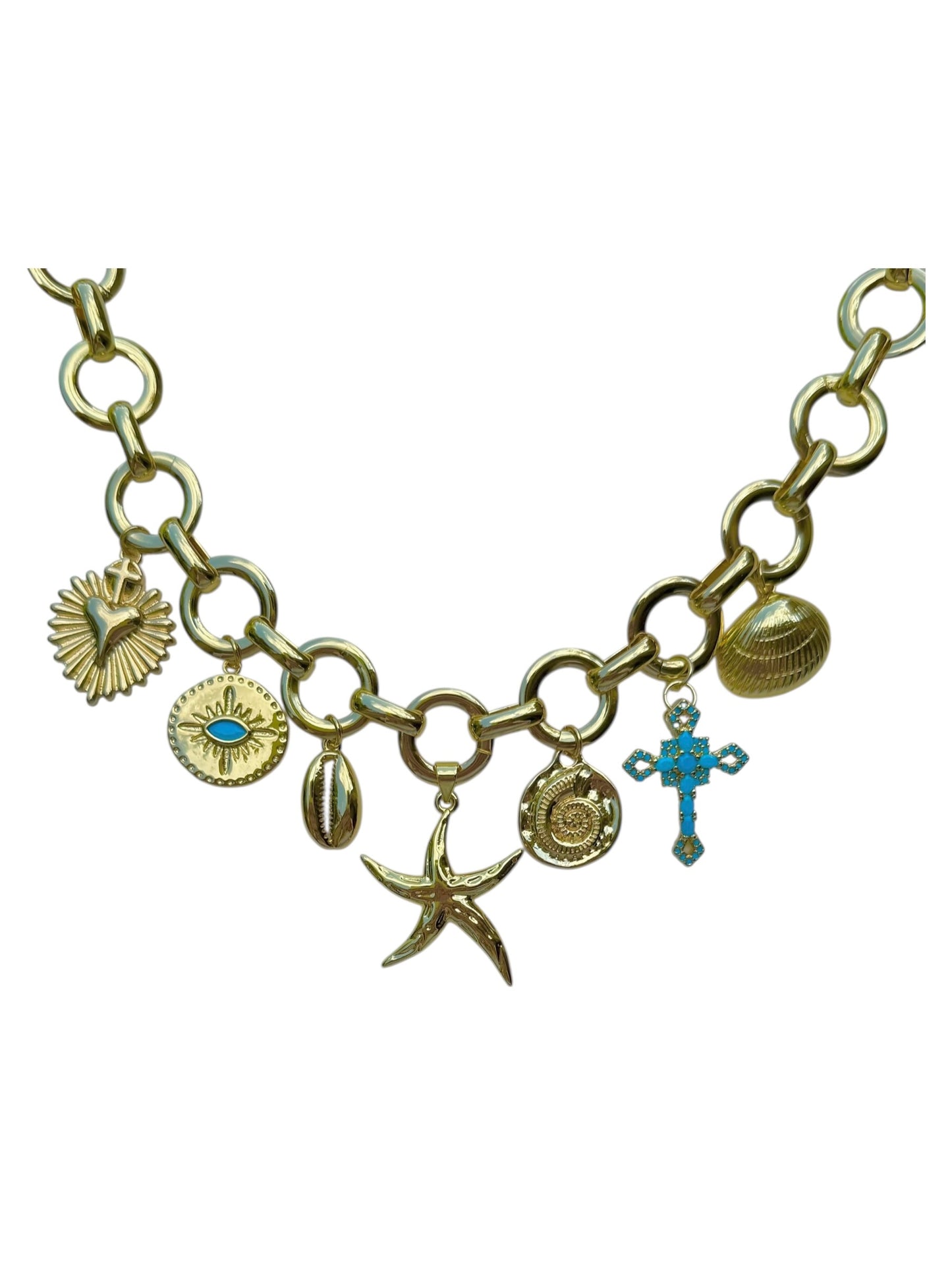 Sea Bloom Necklace in Gold