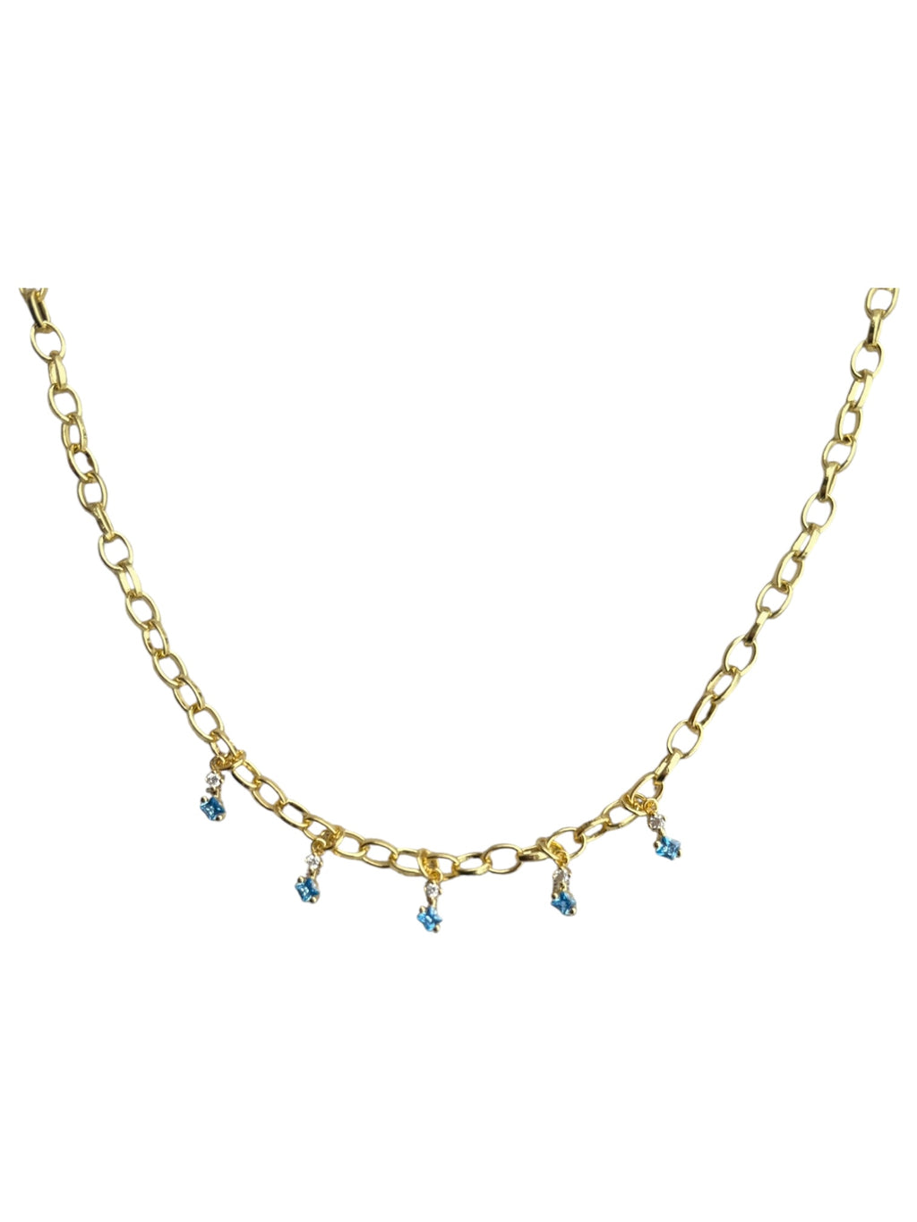 Gigi Necklace in Blue
