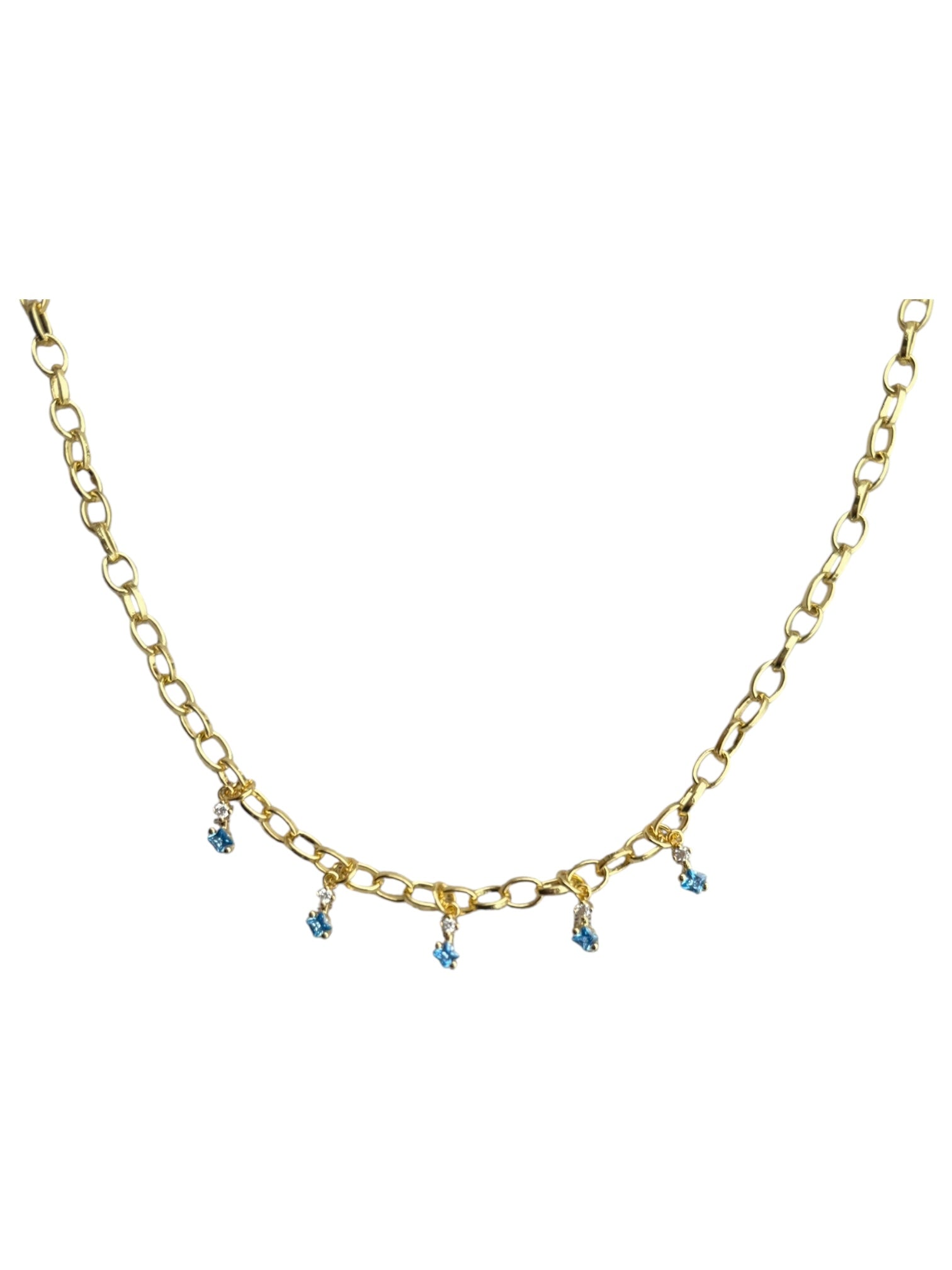 Gigi Necklace in Blue