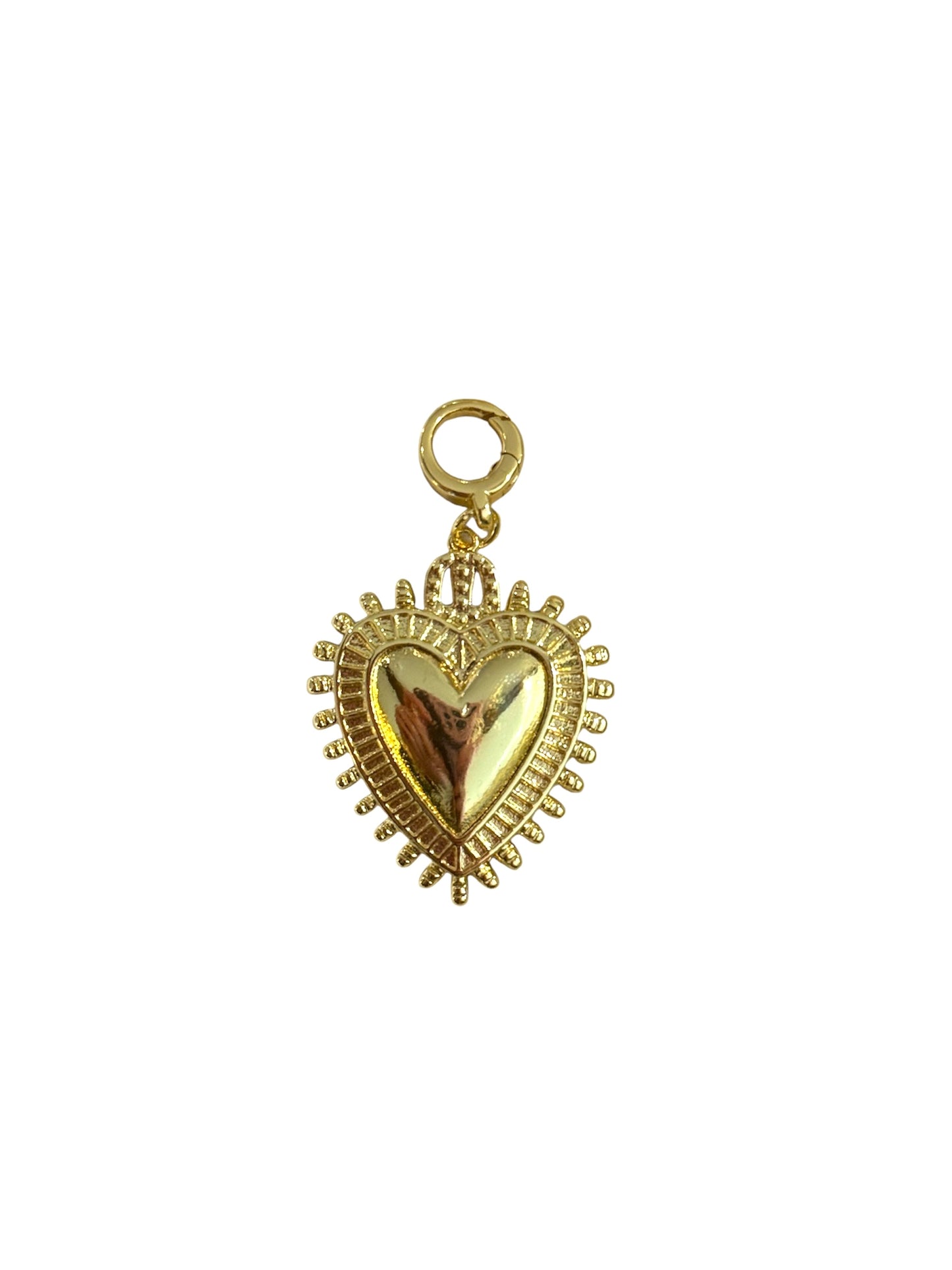 Big Heart Clip-on Charm