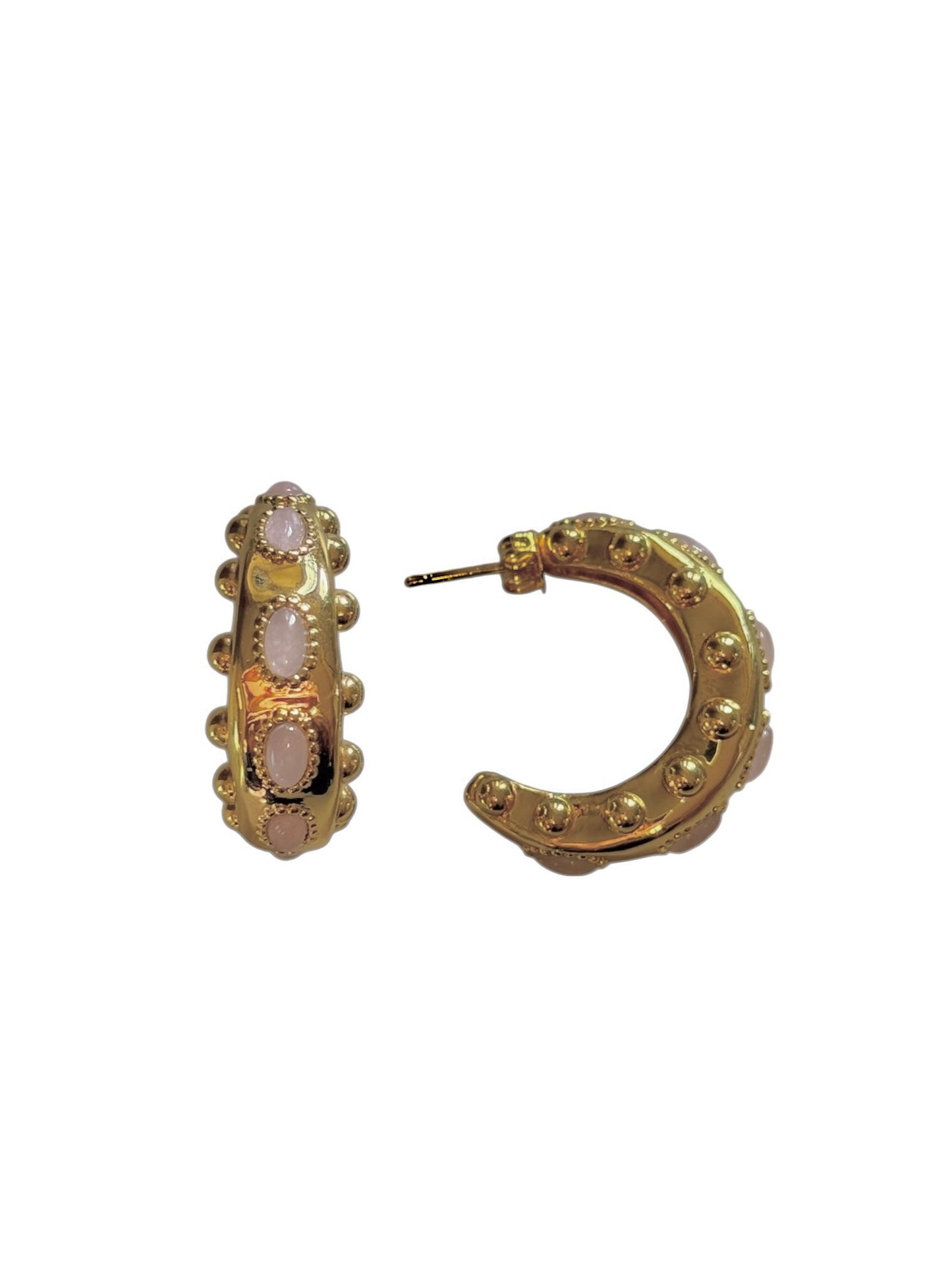 Cordelia Earrings in Pink