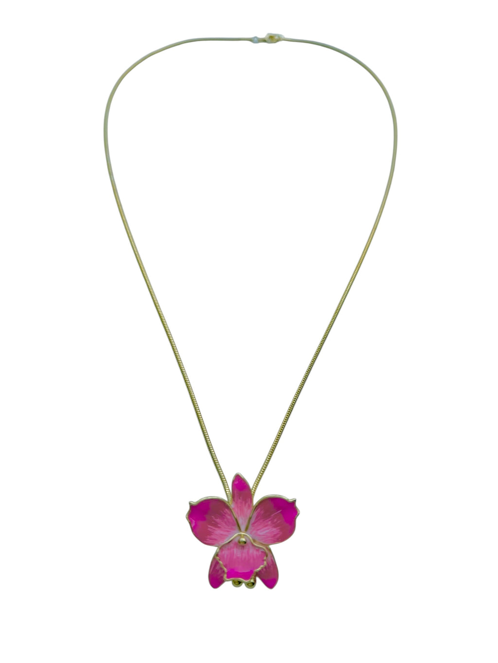 Bri Orchid Necklace