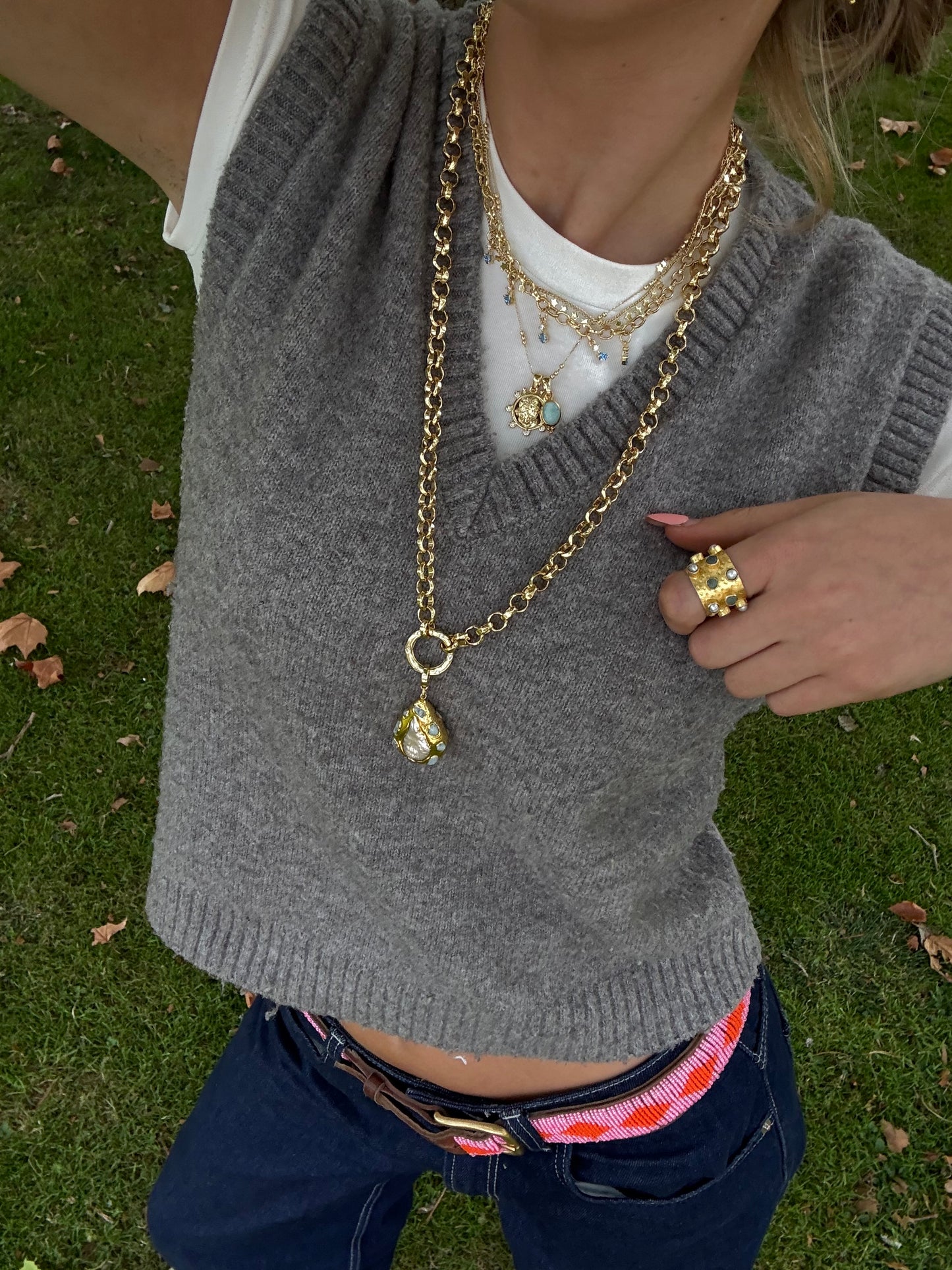 Blue Lagoon Long Necklace