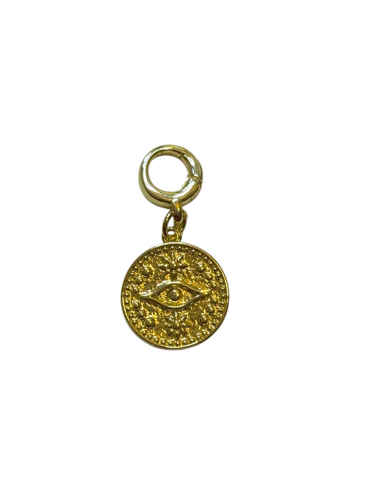 Evil Eye Coin Clip-On Charm