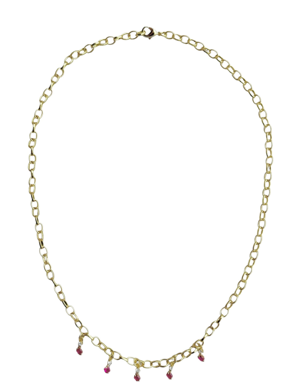 Gigi Necklace in Ruby