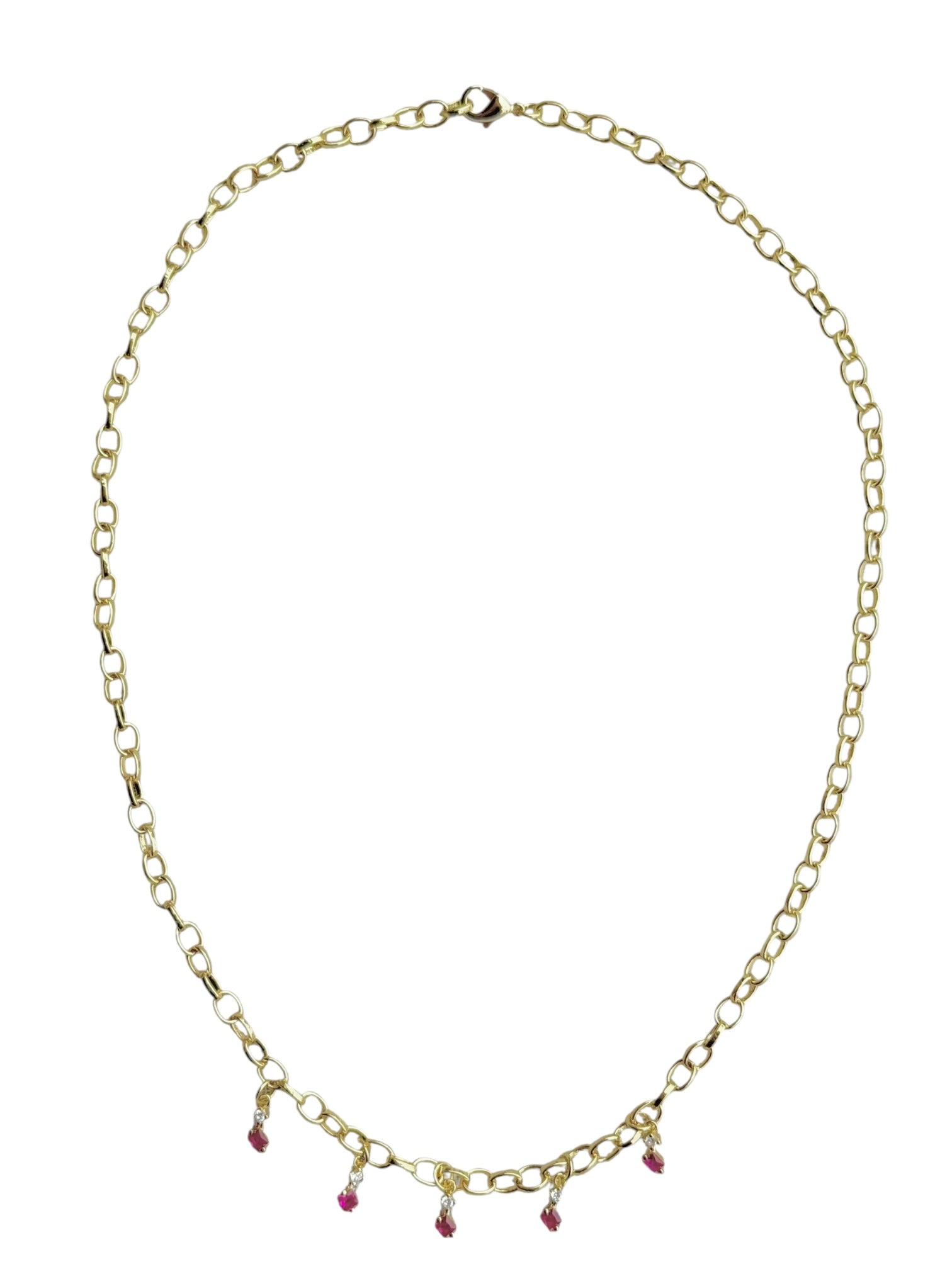 Gigi Necklace in Ruby