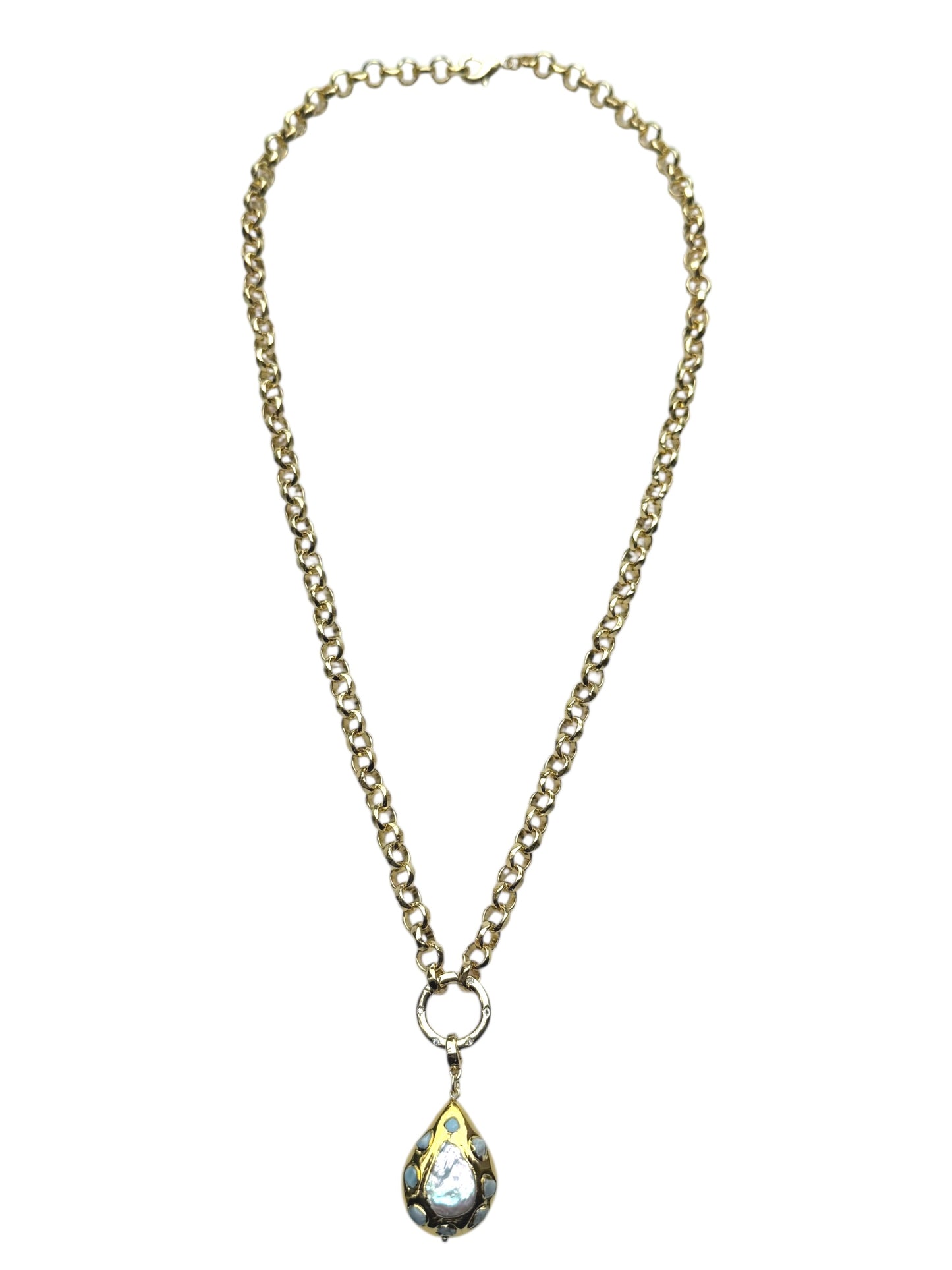 Blue Lagoon Long Necklace