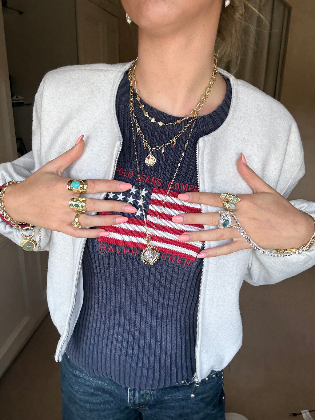 Cordelia Necklace in Ruby