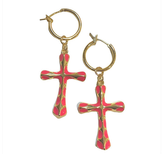 Annabelle Earrings in pink