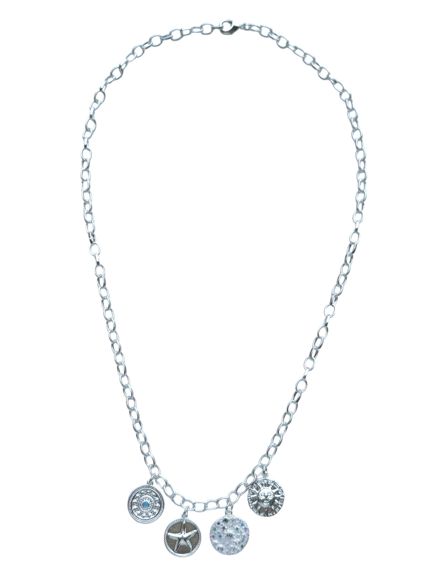 Silver Elsie Necklace