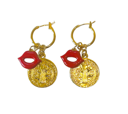 Cherry Lips Earrings