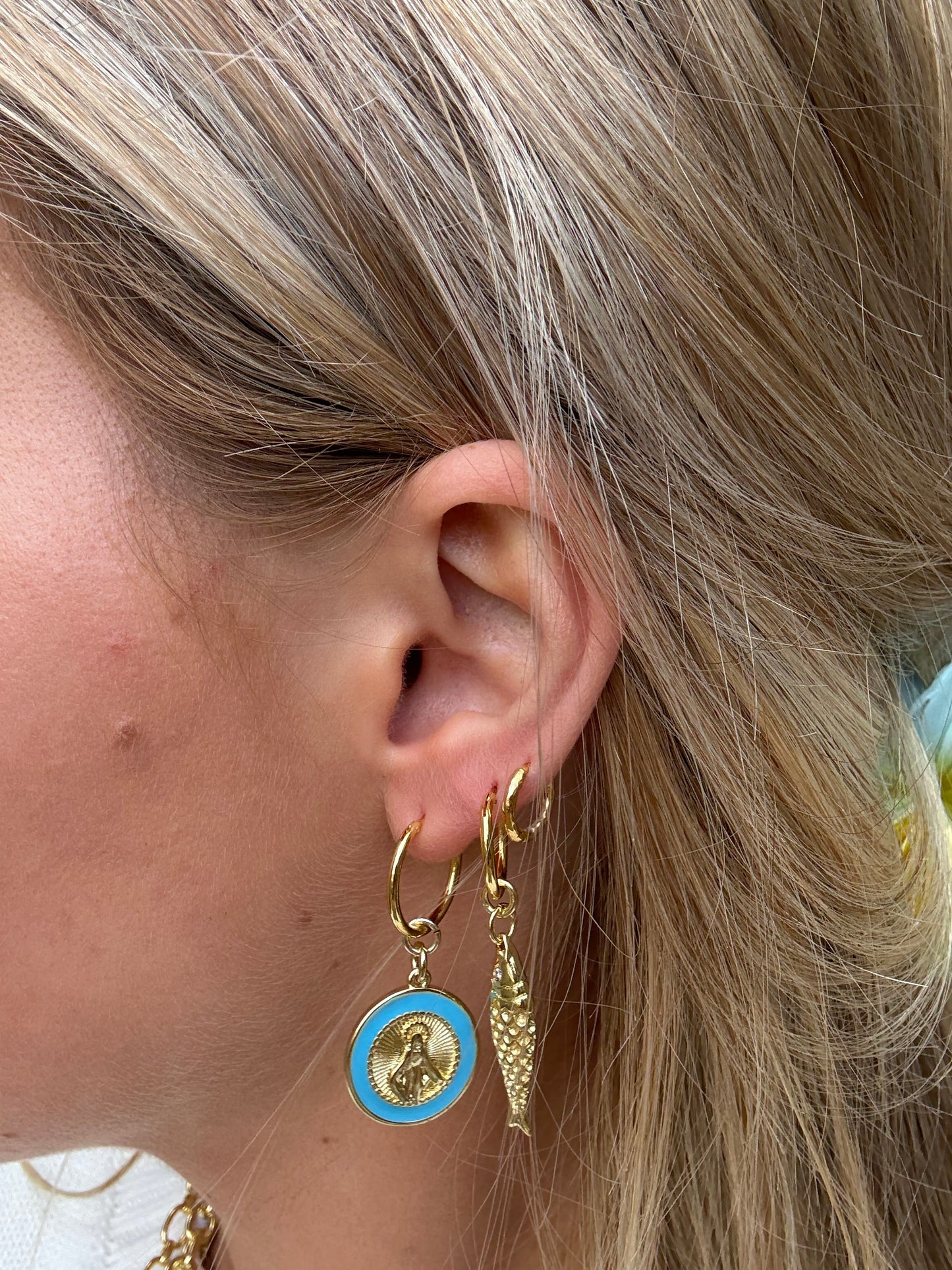 The Blue Sofía earrings