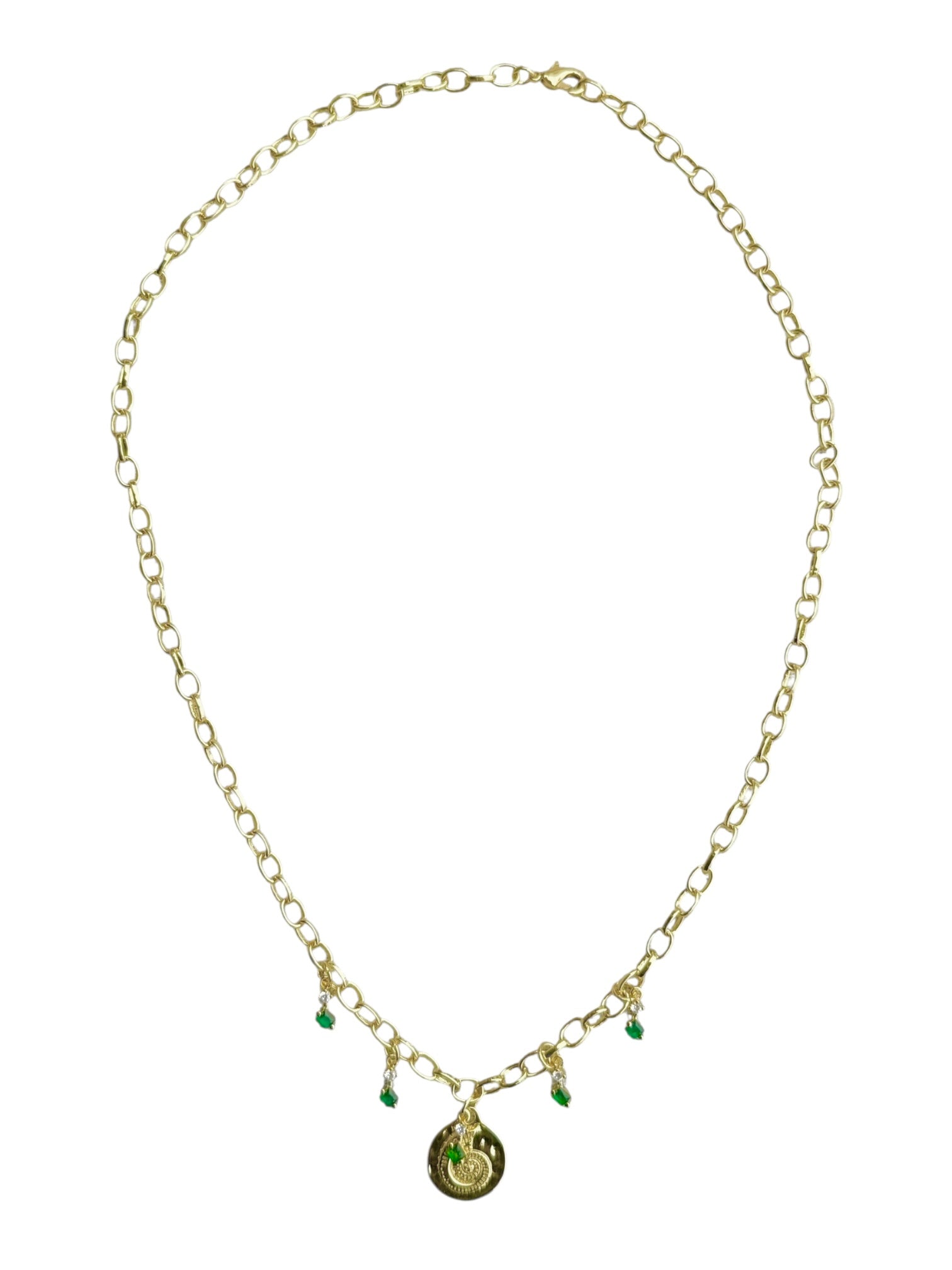 Cordelia Necklace in Green