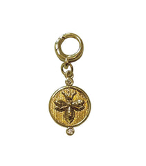 Bee Coin Clip-On Charm
