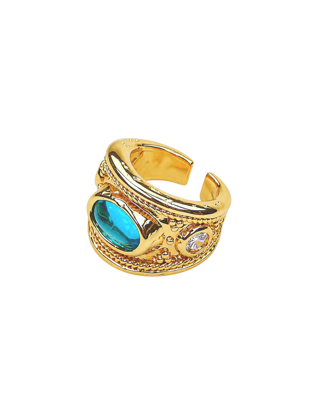 Cordelia Ring In Light Blue