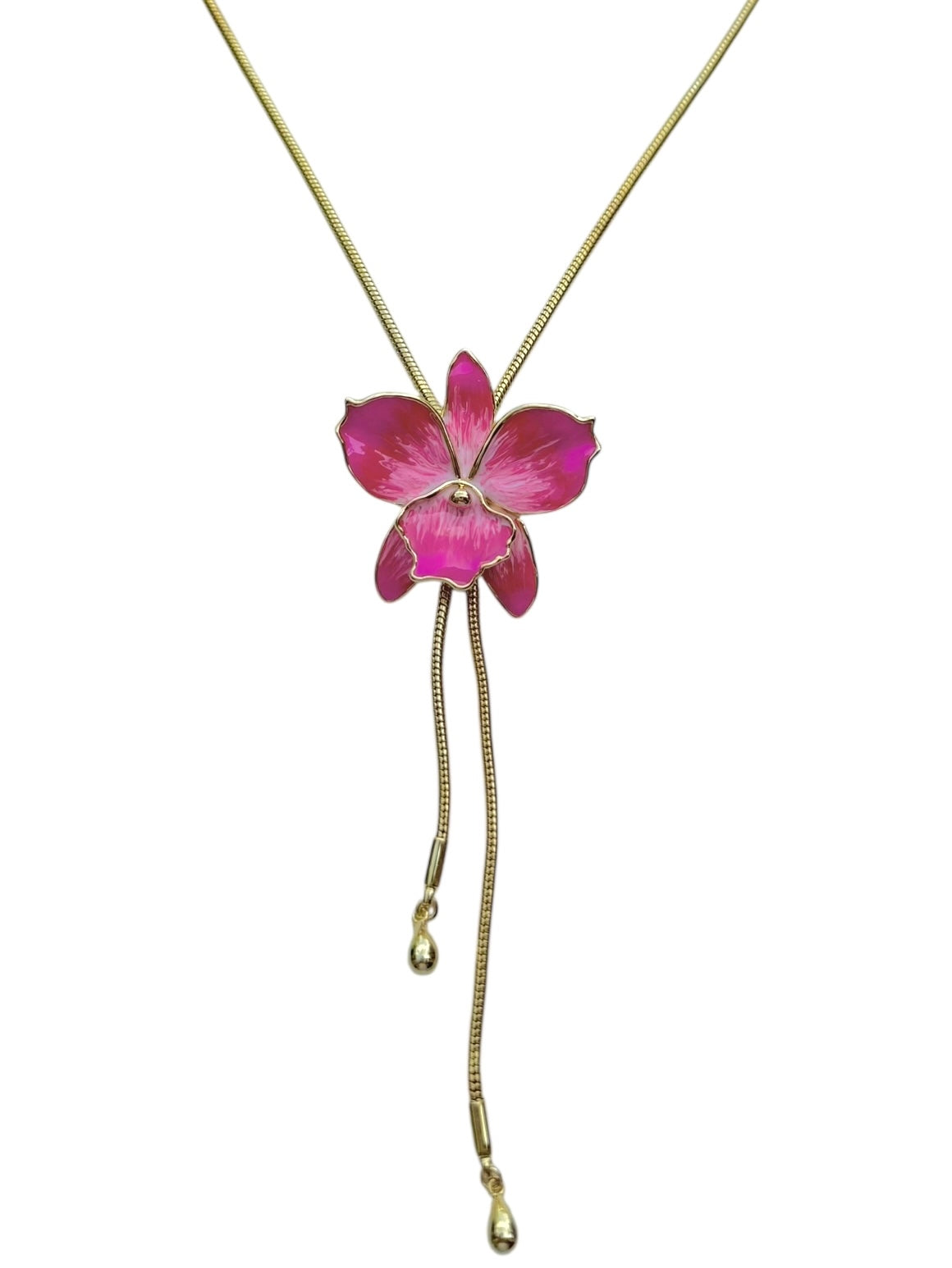 Bri Orchid Necklace