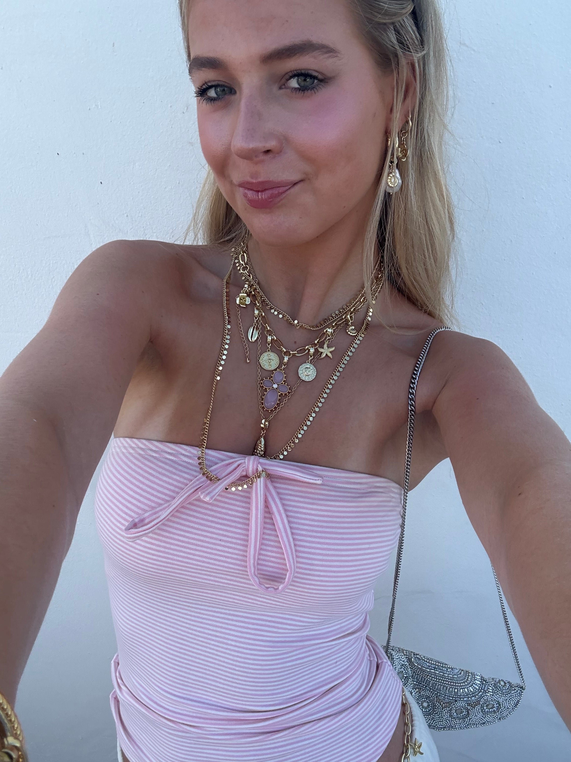 Sequin Long Necklace