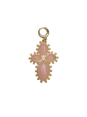 Cherry Blossom Cross Clip-On Charm