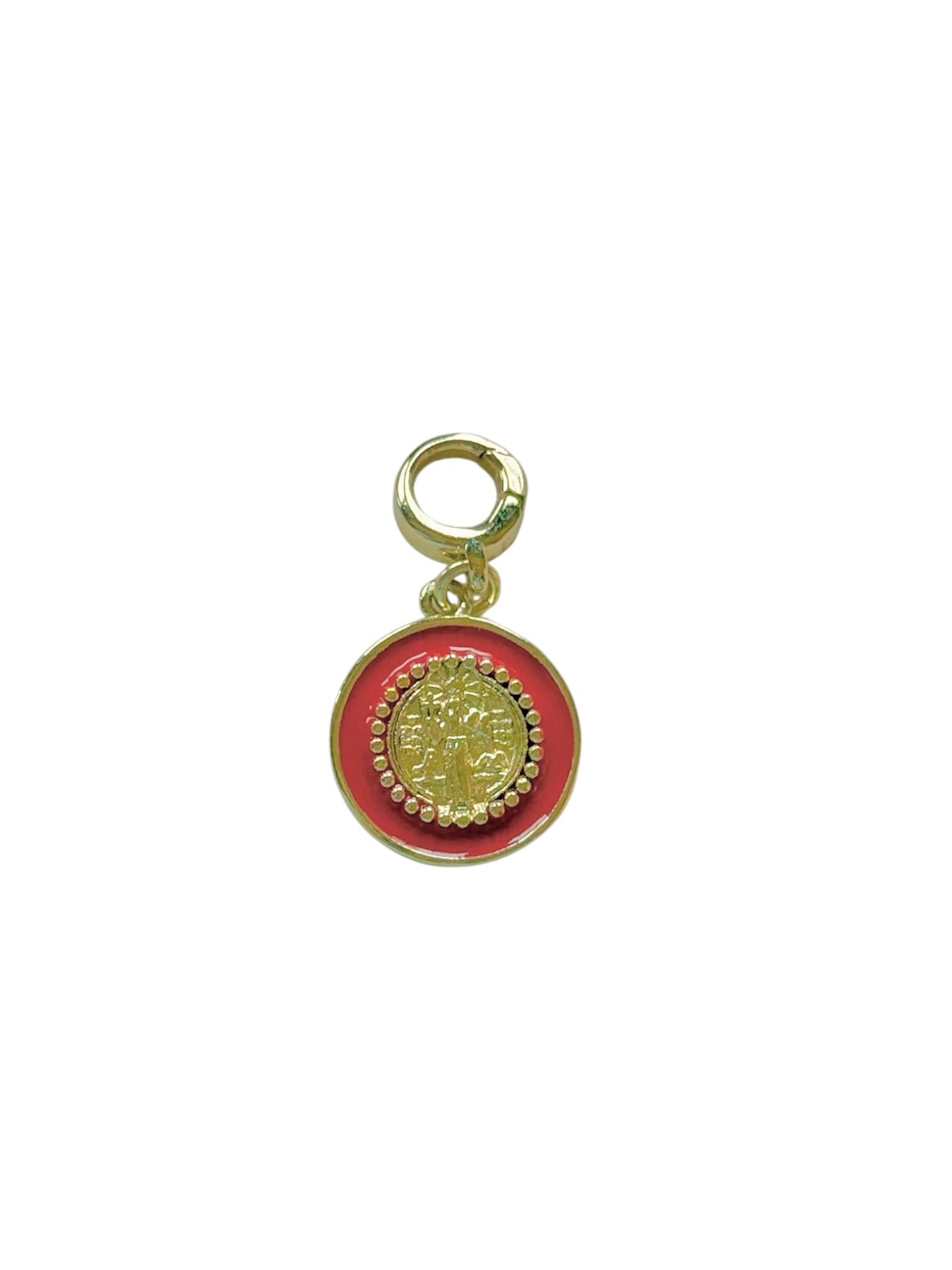 Red Coin Clip-On Charm