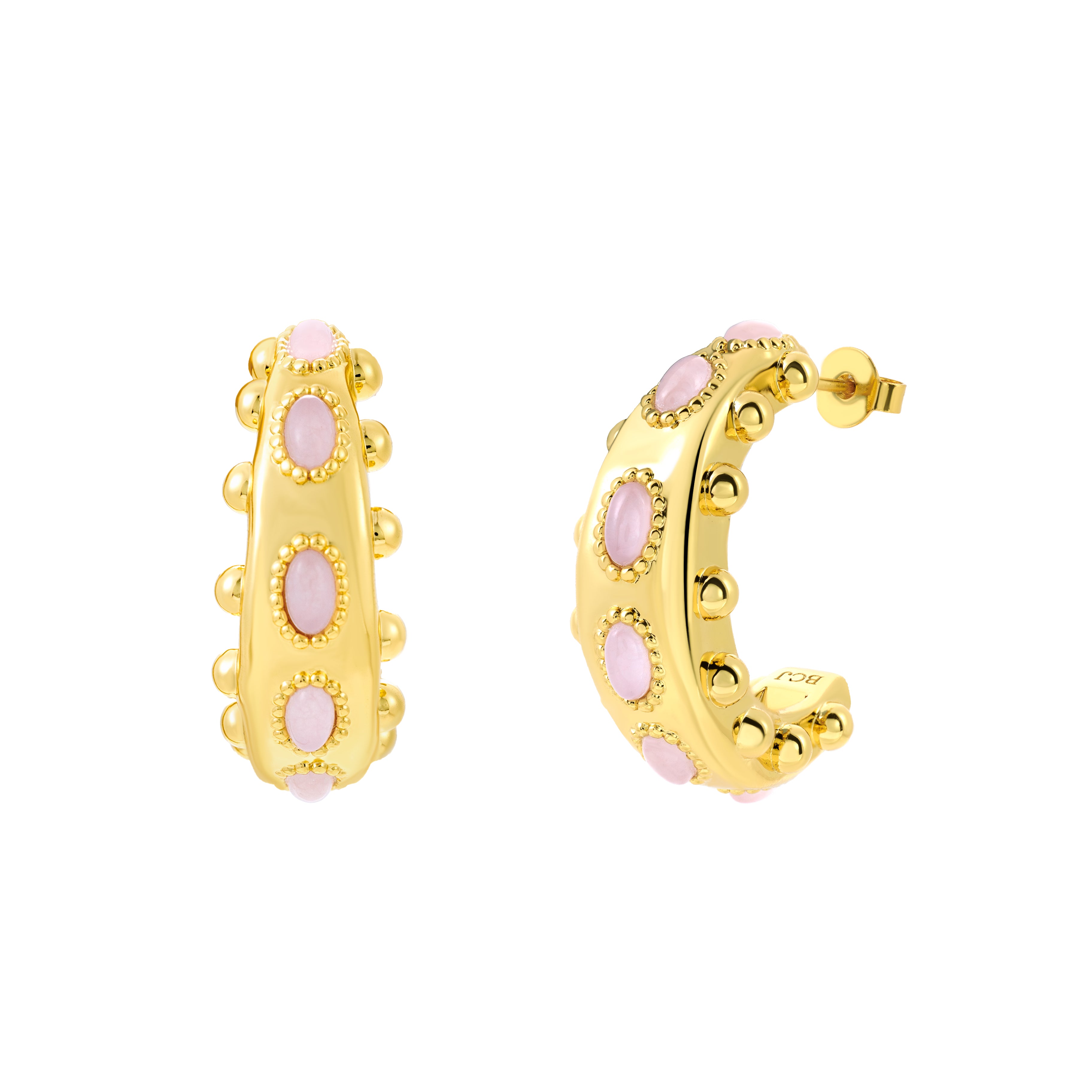 Cordelia Earrings in Pink