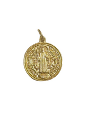 Small Virgin Mary Coin Loop-on Charm