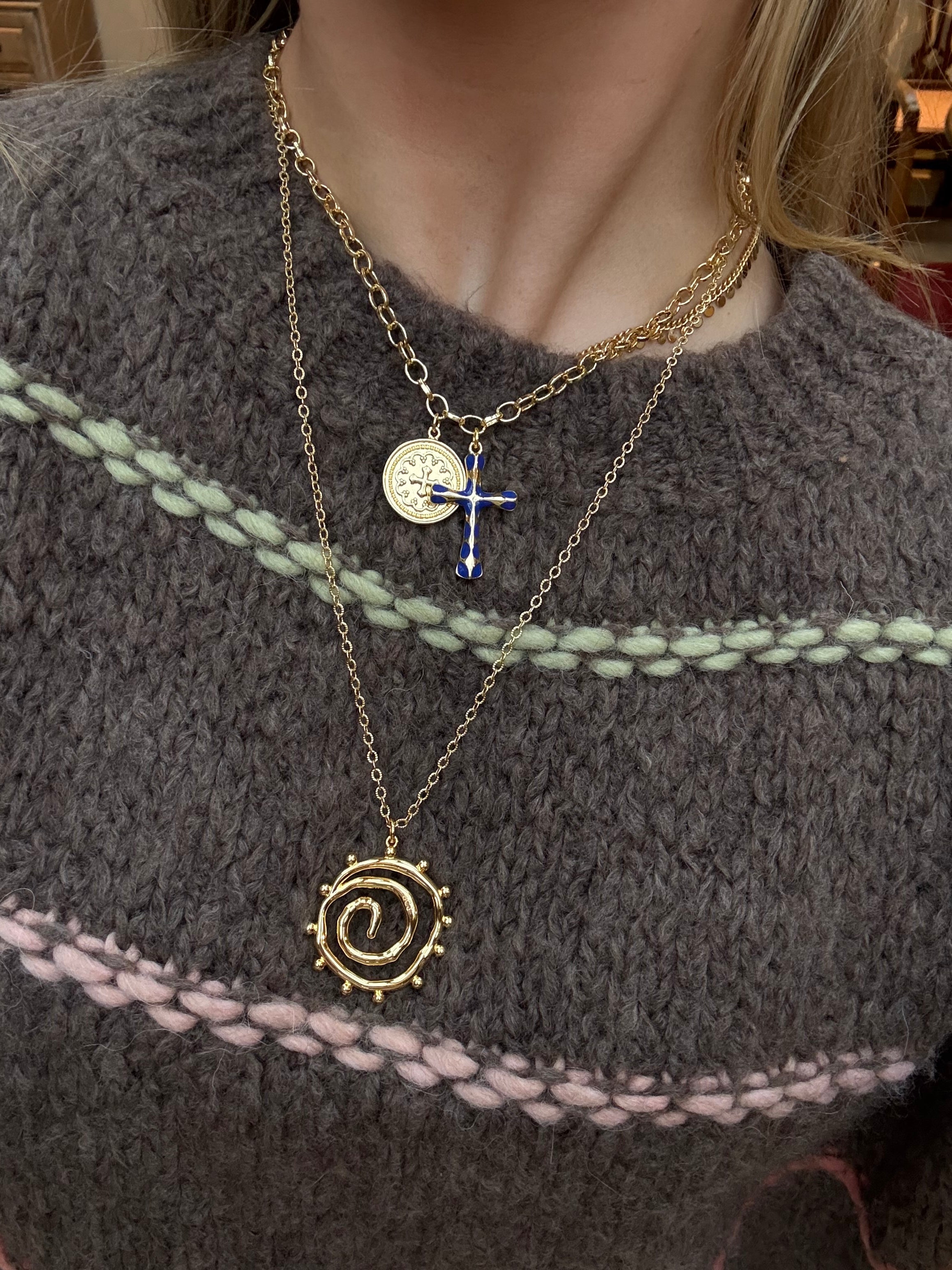 Annabelle Necklace in blue