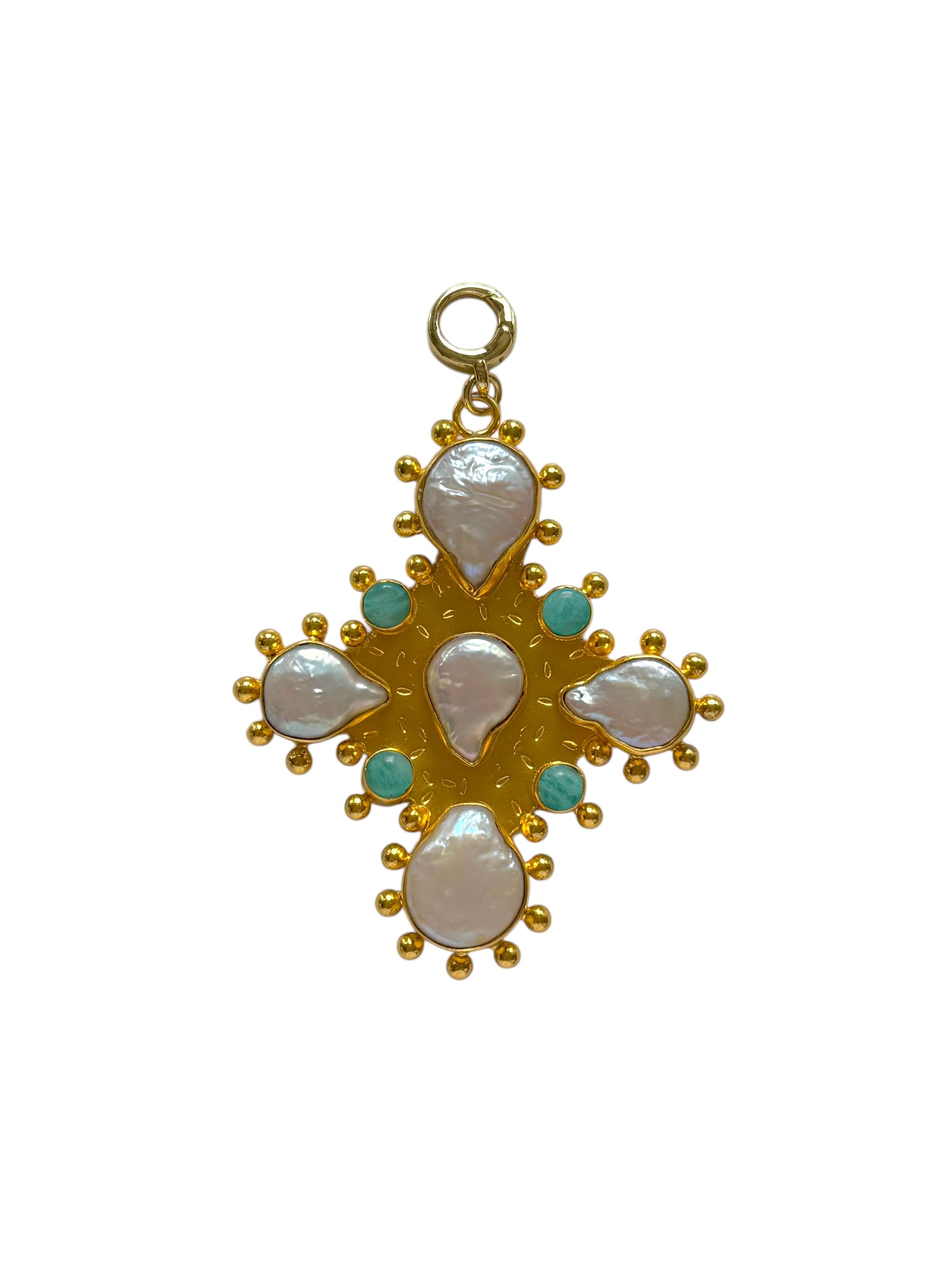 Laguna Cross Clip-On Charm