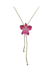 Bri Orchid Necklace