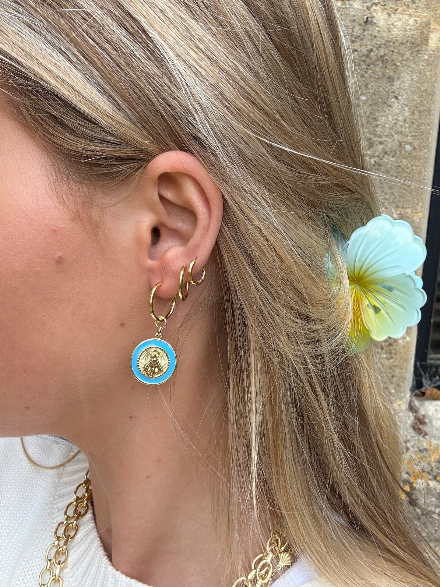 The Blue Sofía earrings