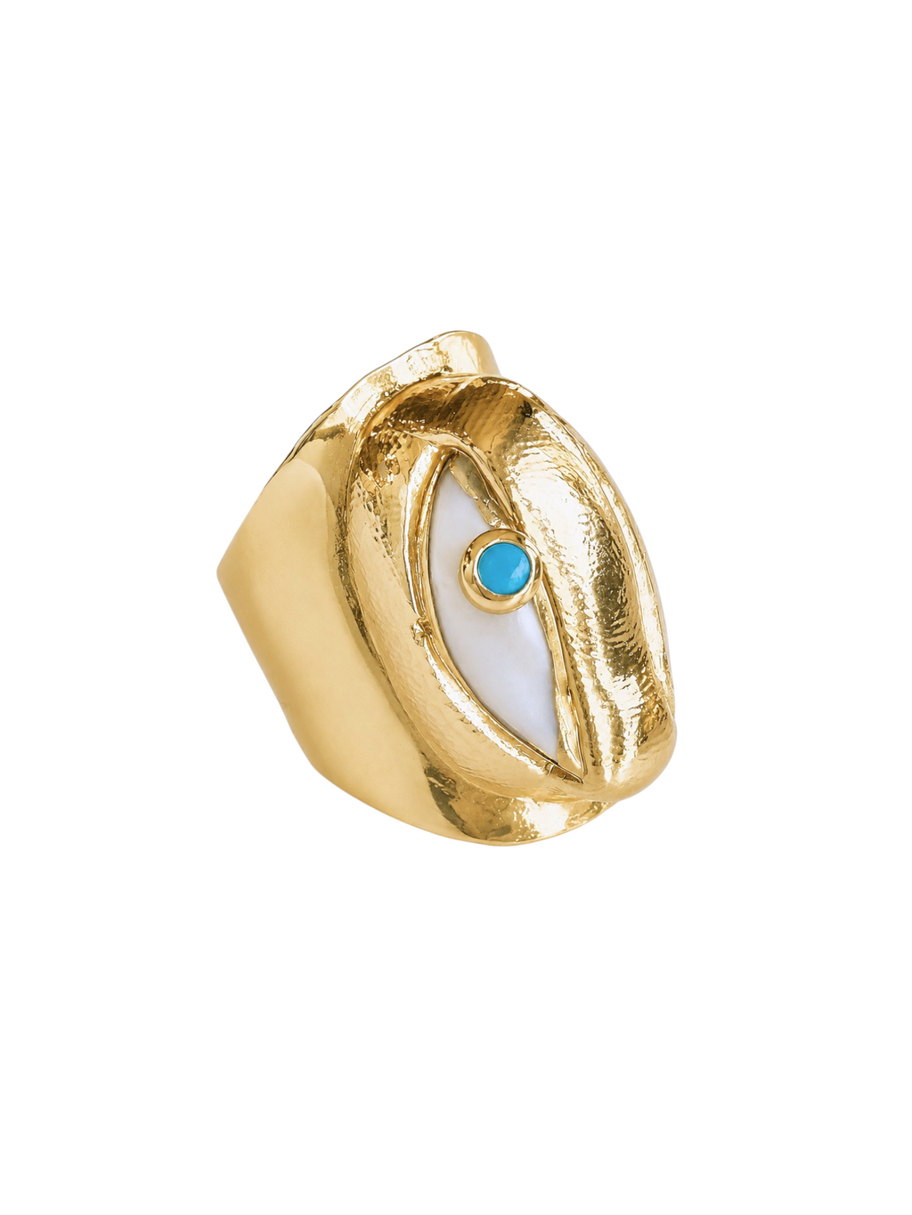 Azul Cowrie Ring