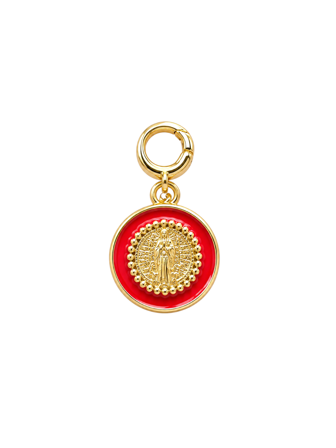 Red Coin Clip-On Charm