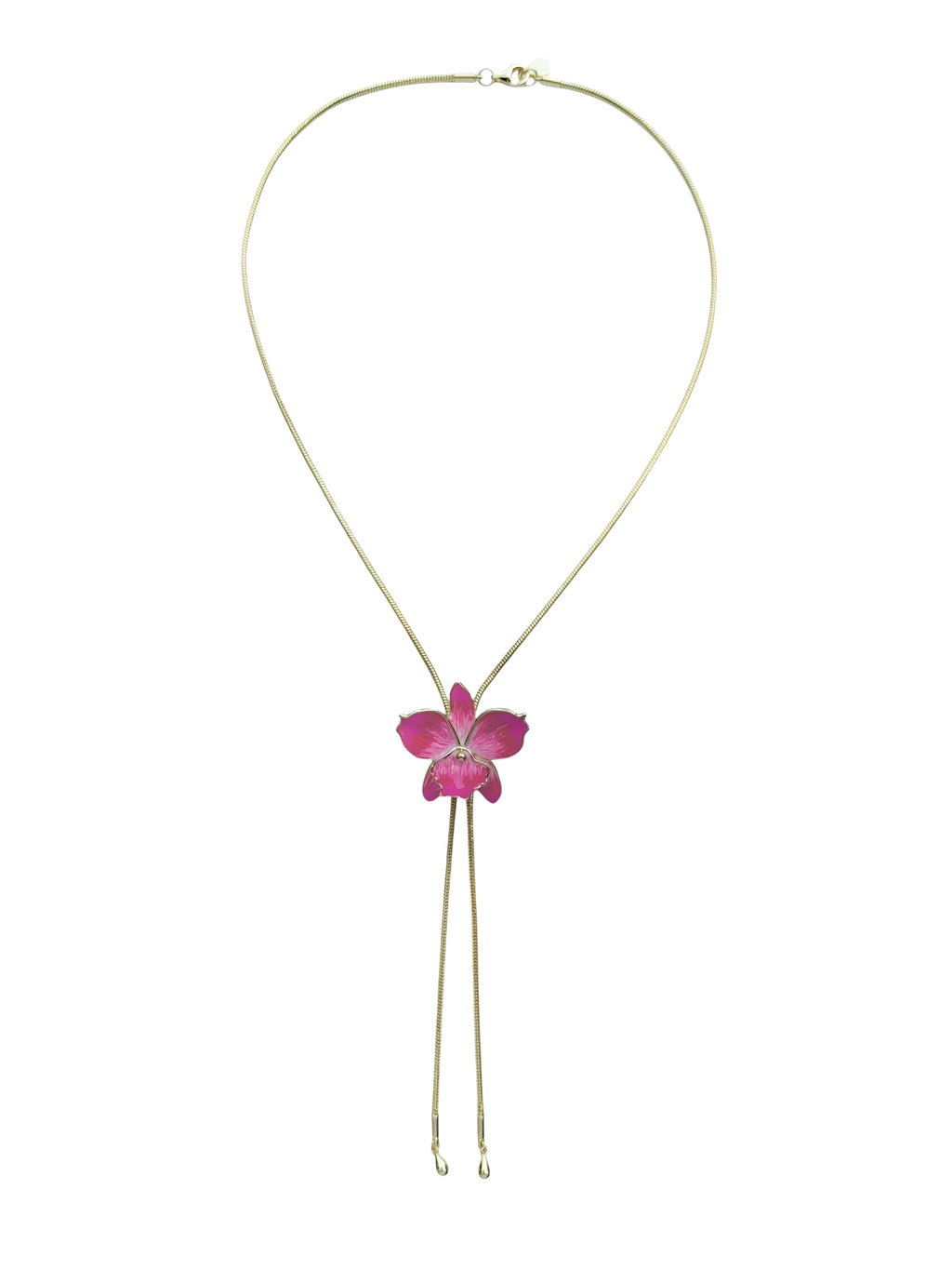 Bri Orchid Necklace