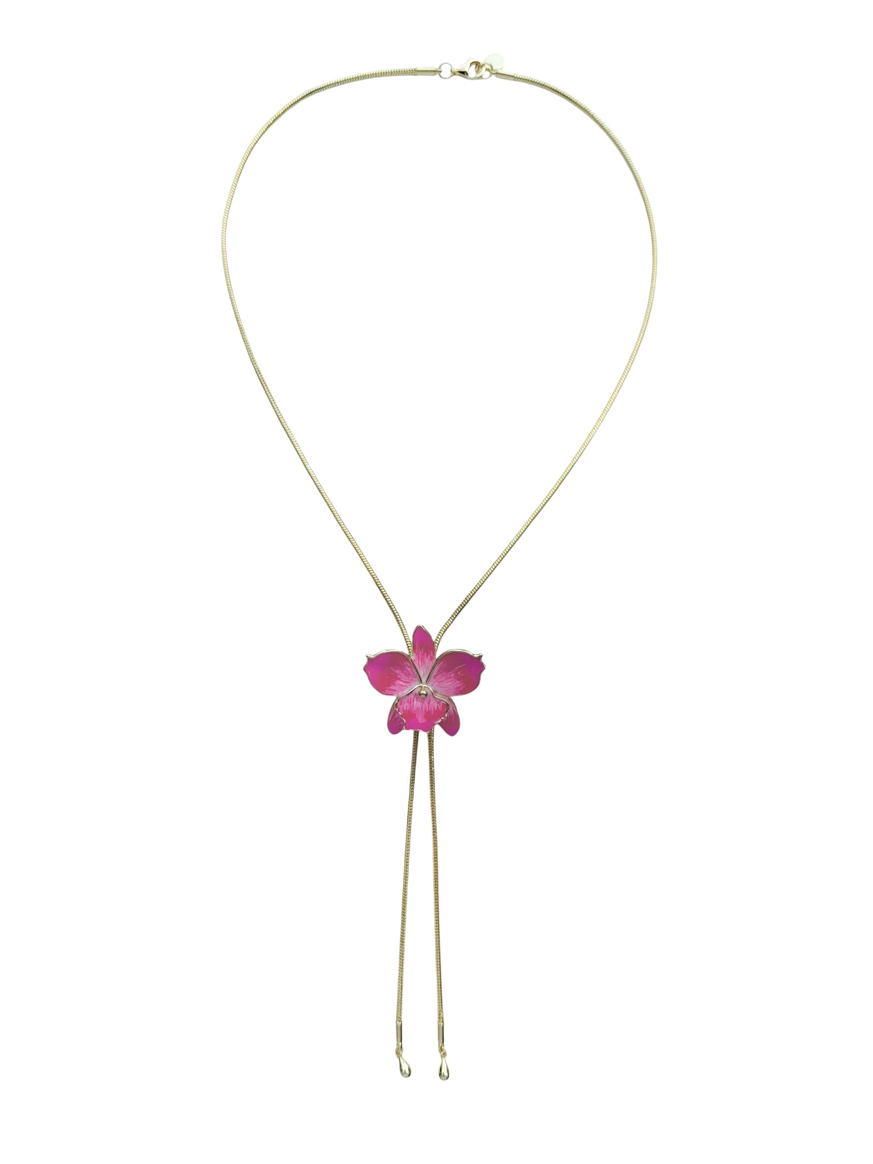 Bri Orchid Necklace