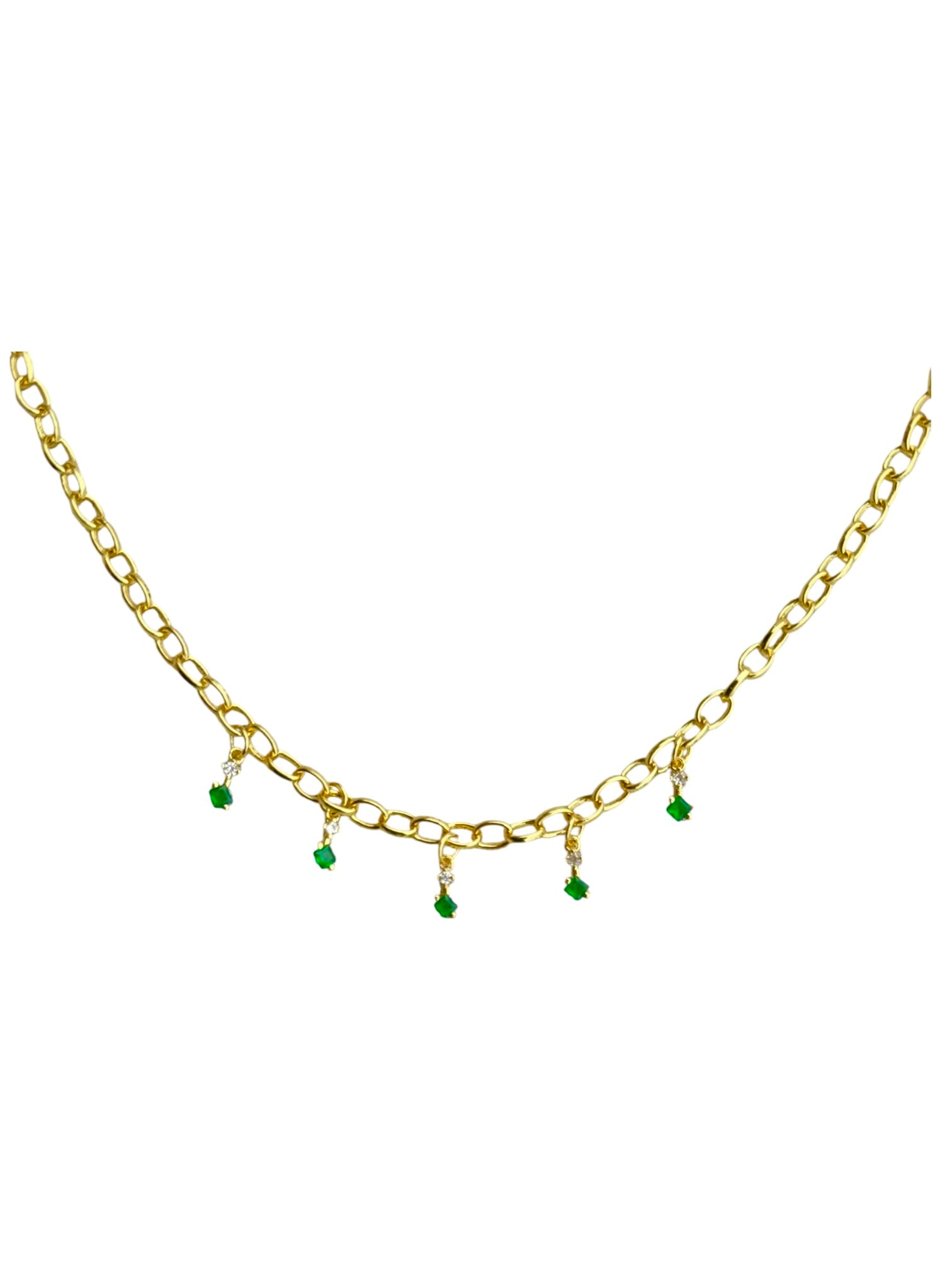 Gigi Necklace in Green