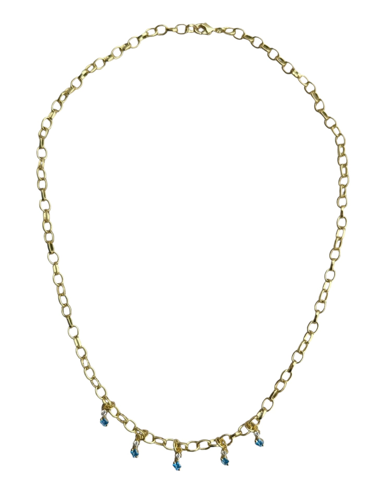 Gigi Necklace in Blue