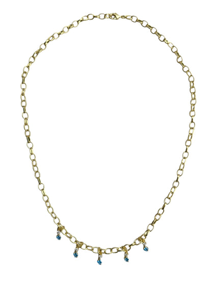 Gigi Necklace in Blue