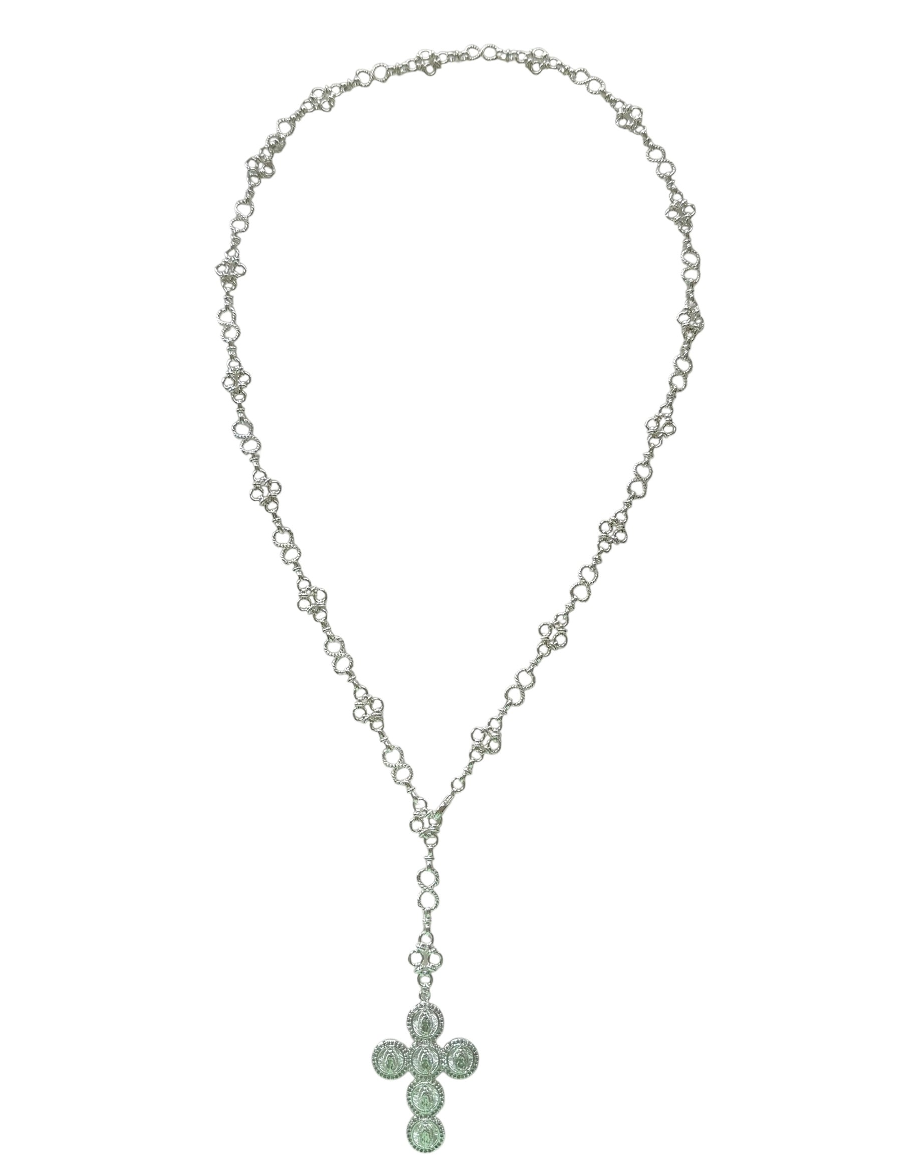 Silver Marietta Long Necklace