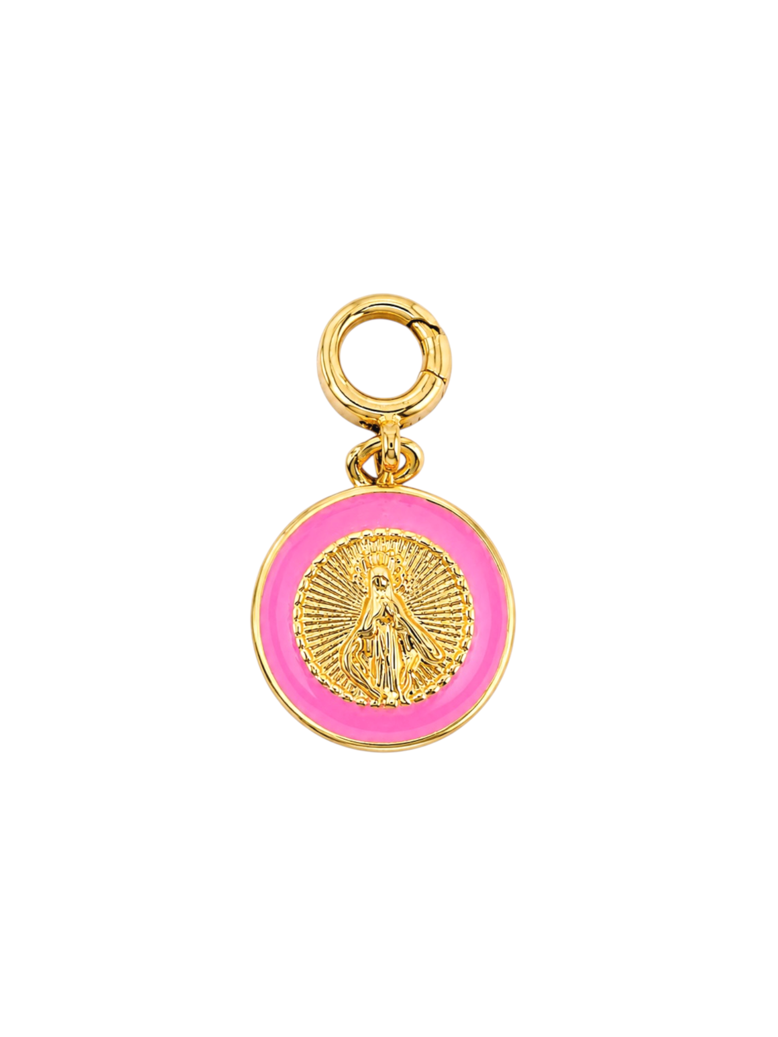 Pink Coin Clip-on Charm