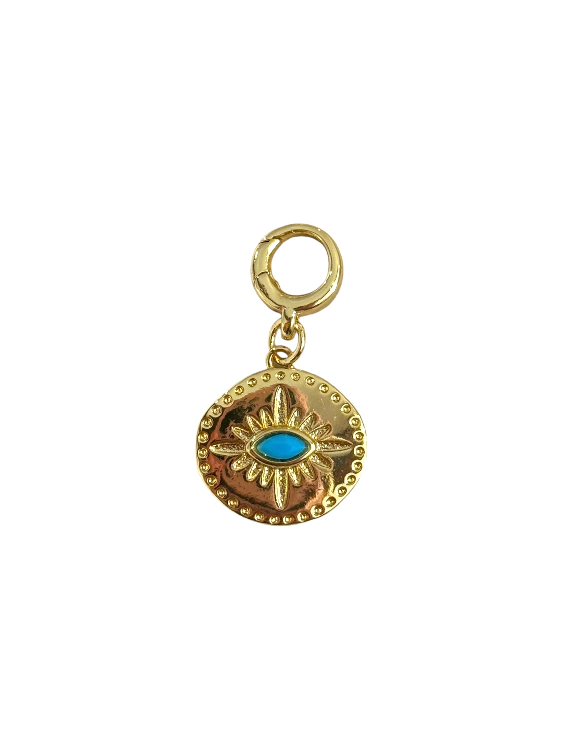 Turquoise Evil Eye Clip-on Charm