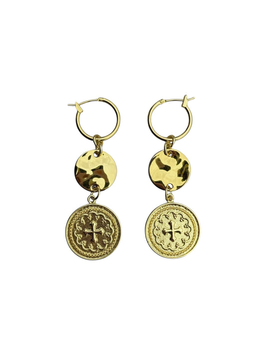 Camille Coin Earrings