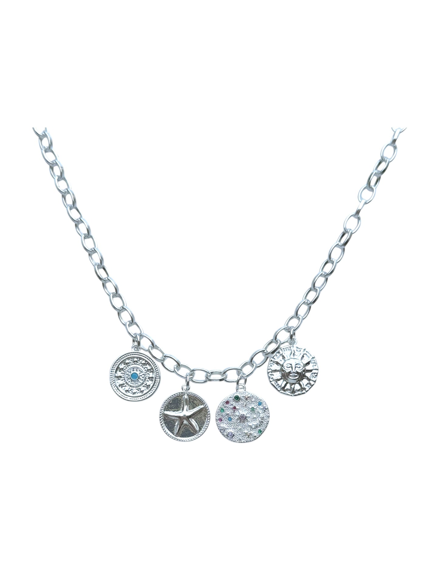 Silver Elsie Necklace