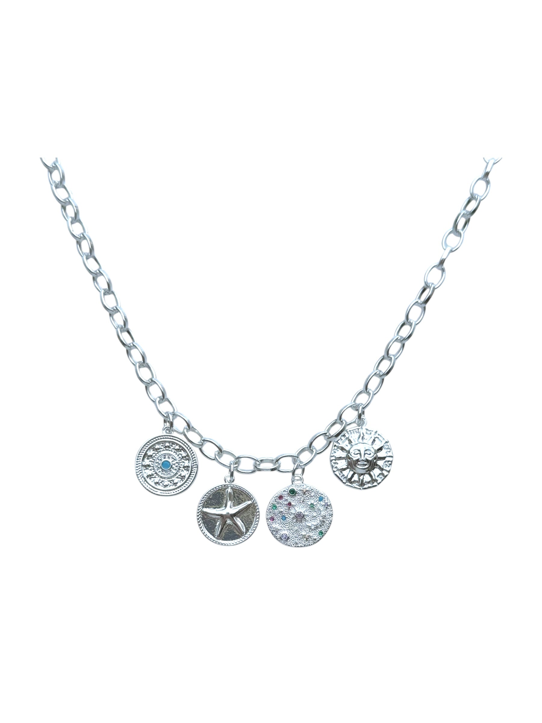 Silver Elsie Necklace