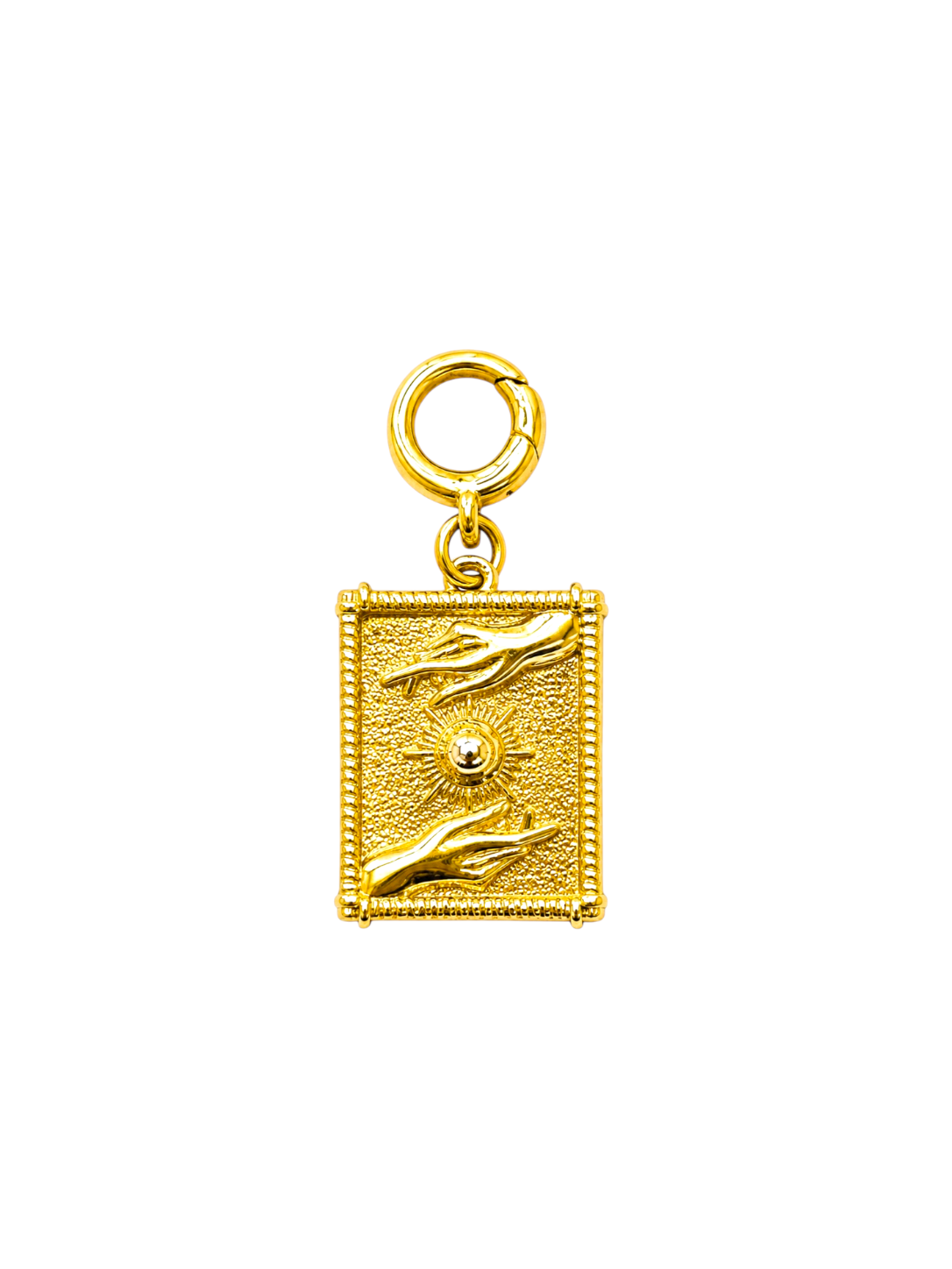 Sun/Hands Clip-On Charm