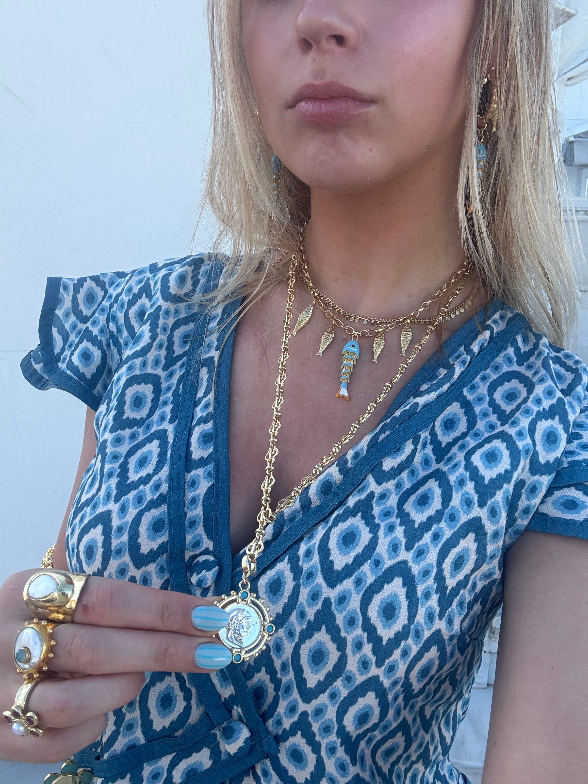 Athena Long Necklace